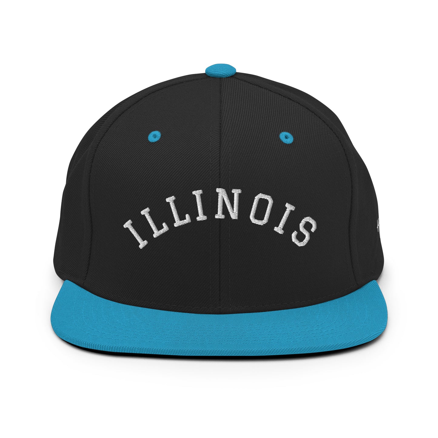 Illinois Arch 6 Panel Snapback Hat