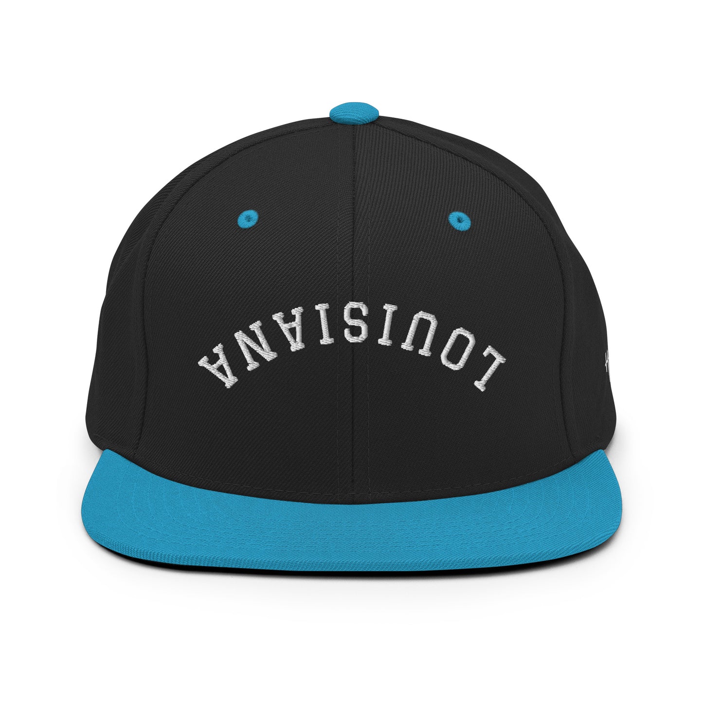Louisiana Upside Down Arch 6 Panel Snapback Hat