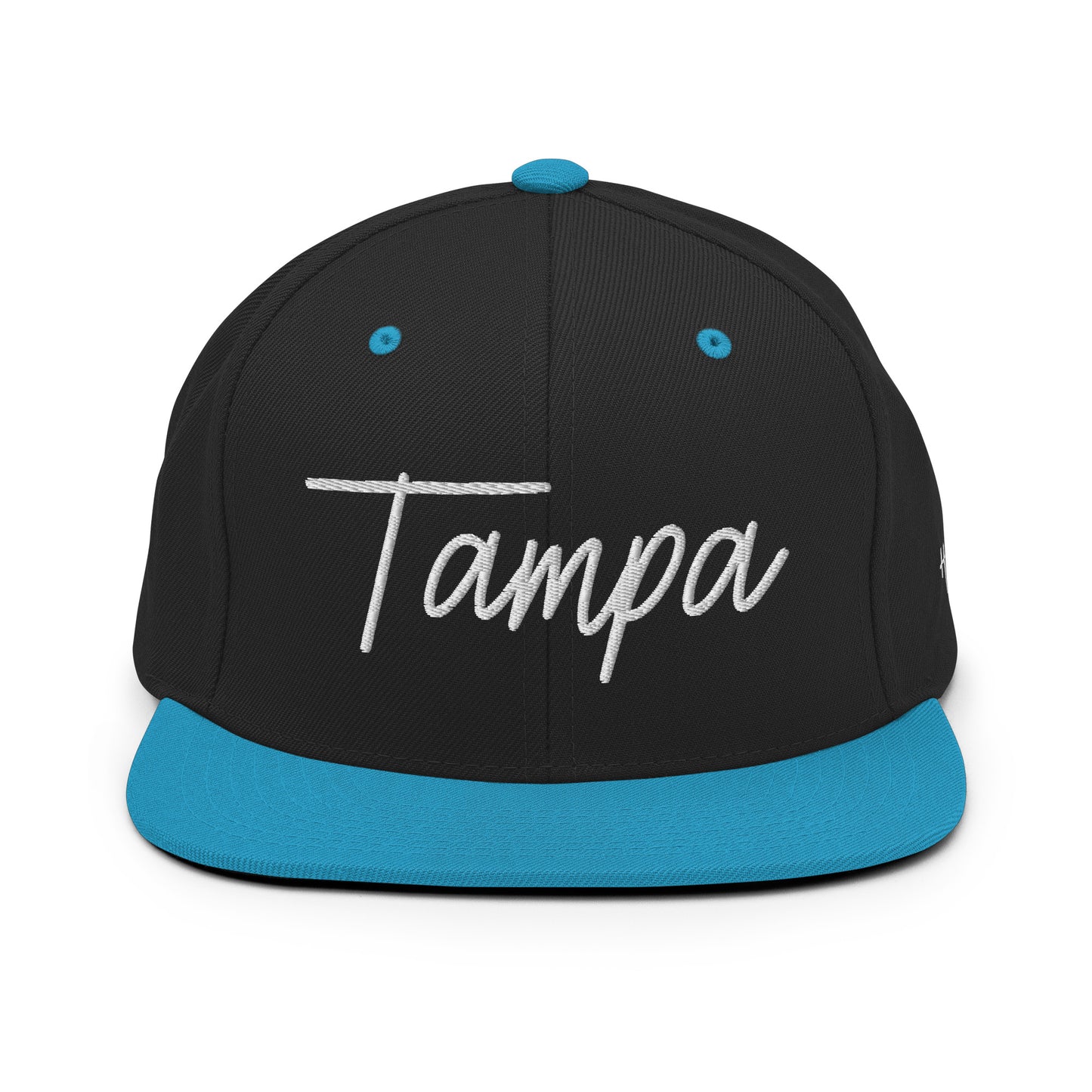 Tampa Retro Script 6 Panel Snapback Hat