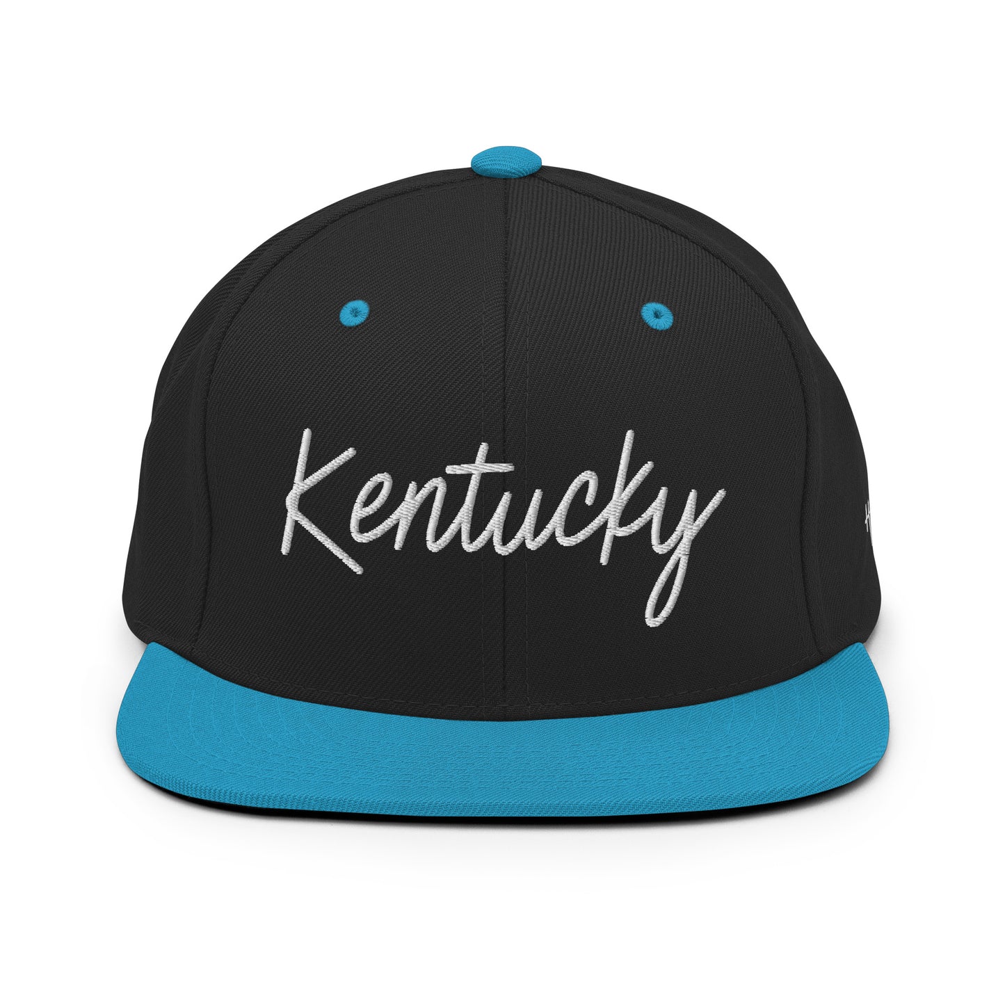 Kentucky Retro Script 6 Panel Snapback Hat