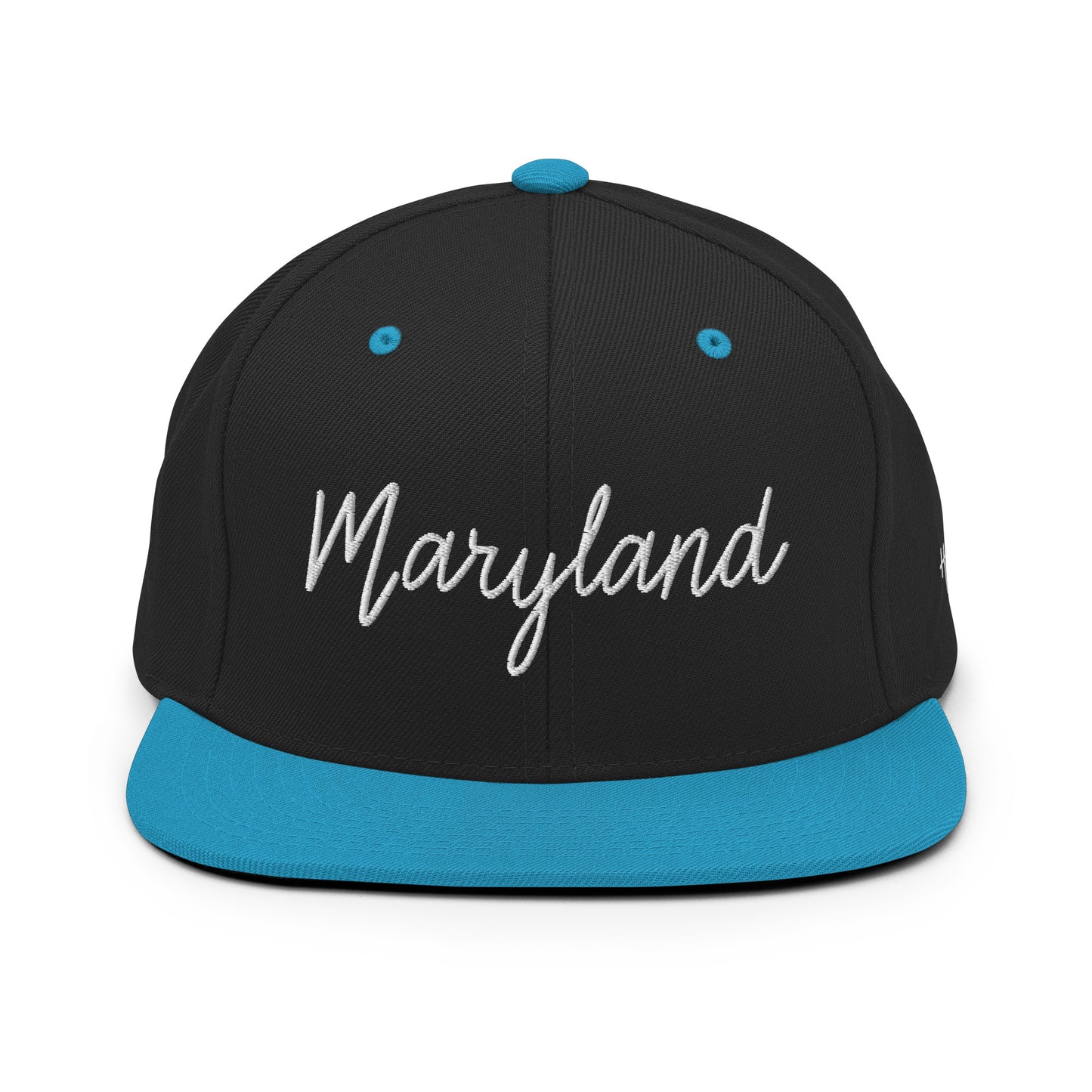 Maryland Retro Script 6 Panel Snapback Hat