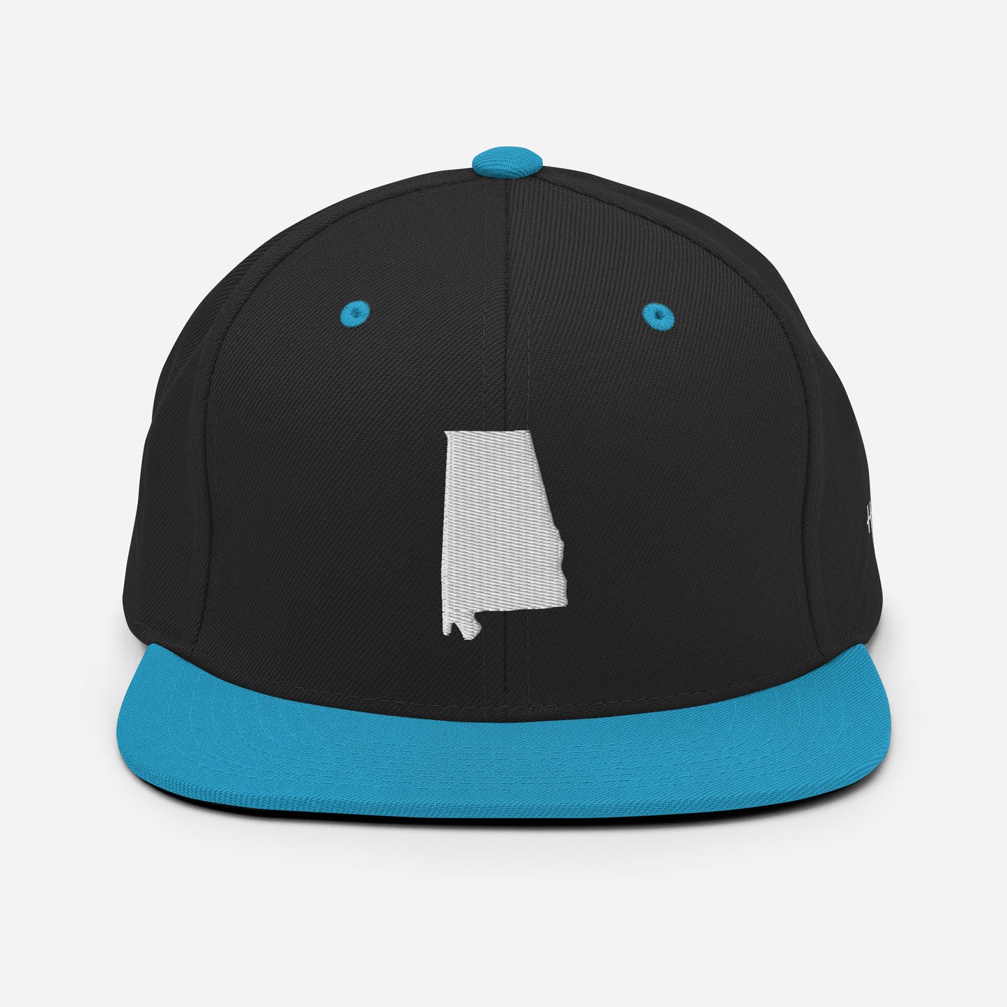 Alabama State Silhouette 6 Panel Snapback Hat