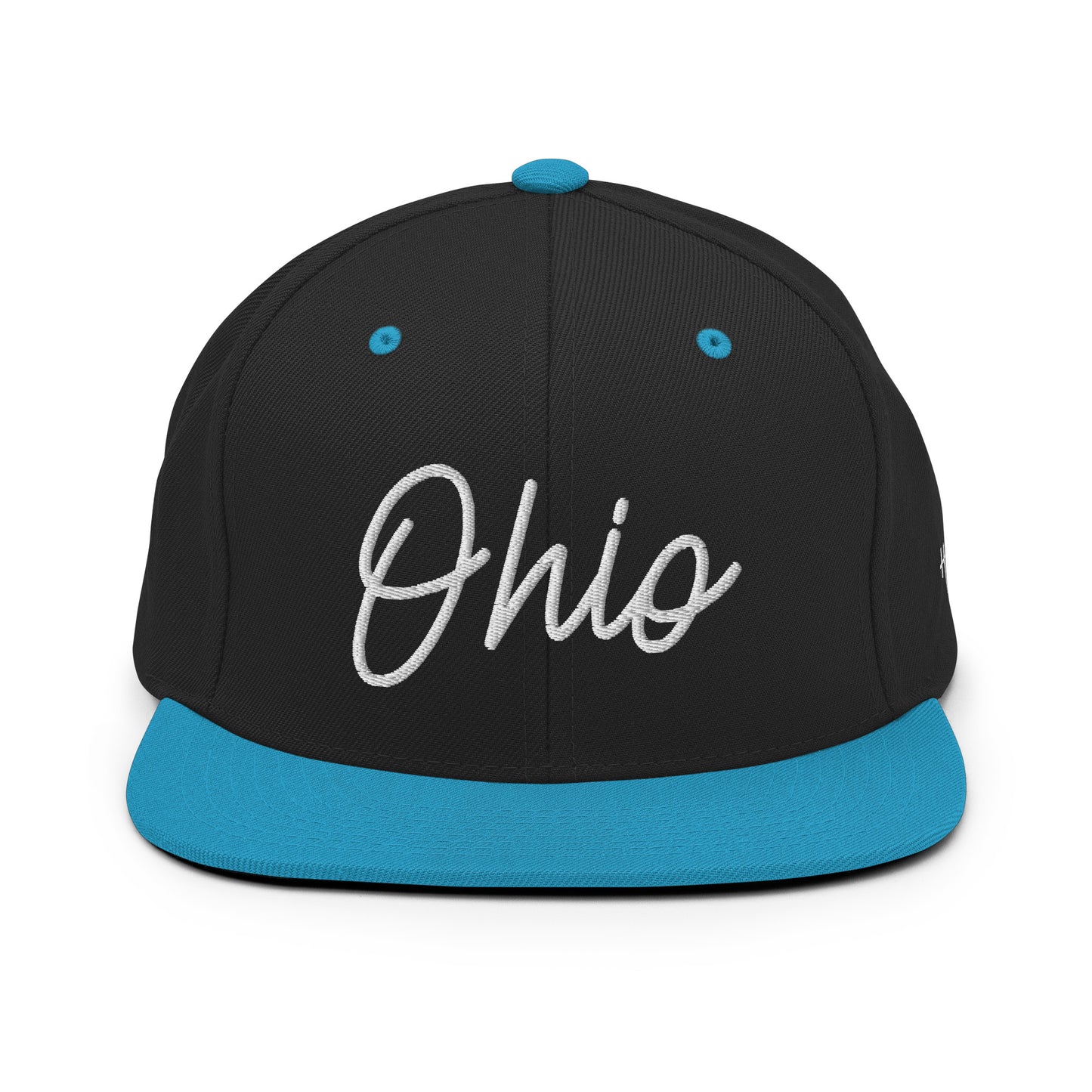 Ohio Retro Script 6 Panel Snapback Hat