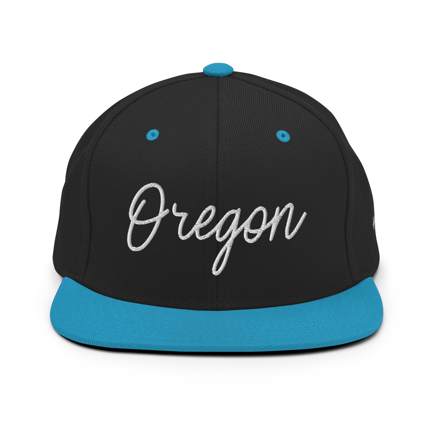Oregon Retro Script 6 Panel Snapback Hat