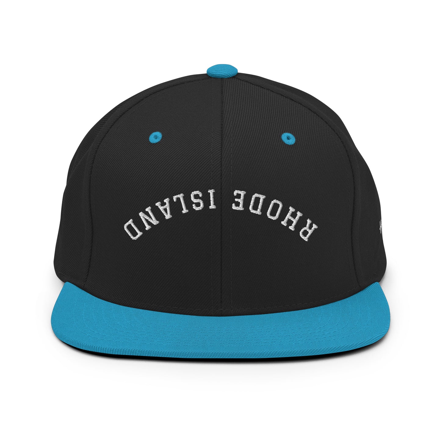 Rhode Island Upside Down Arch 6 Panel Snapback Hat