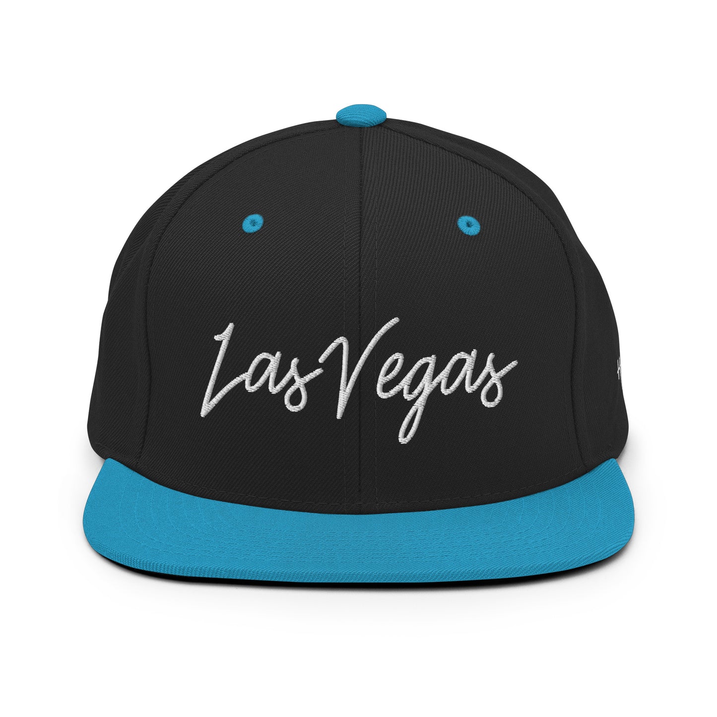 Las Vegas Retro Script 6 Panel Snapback Hat