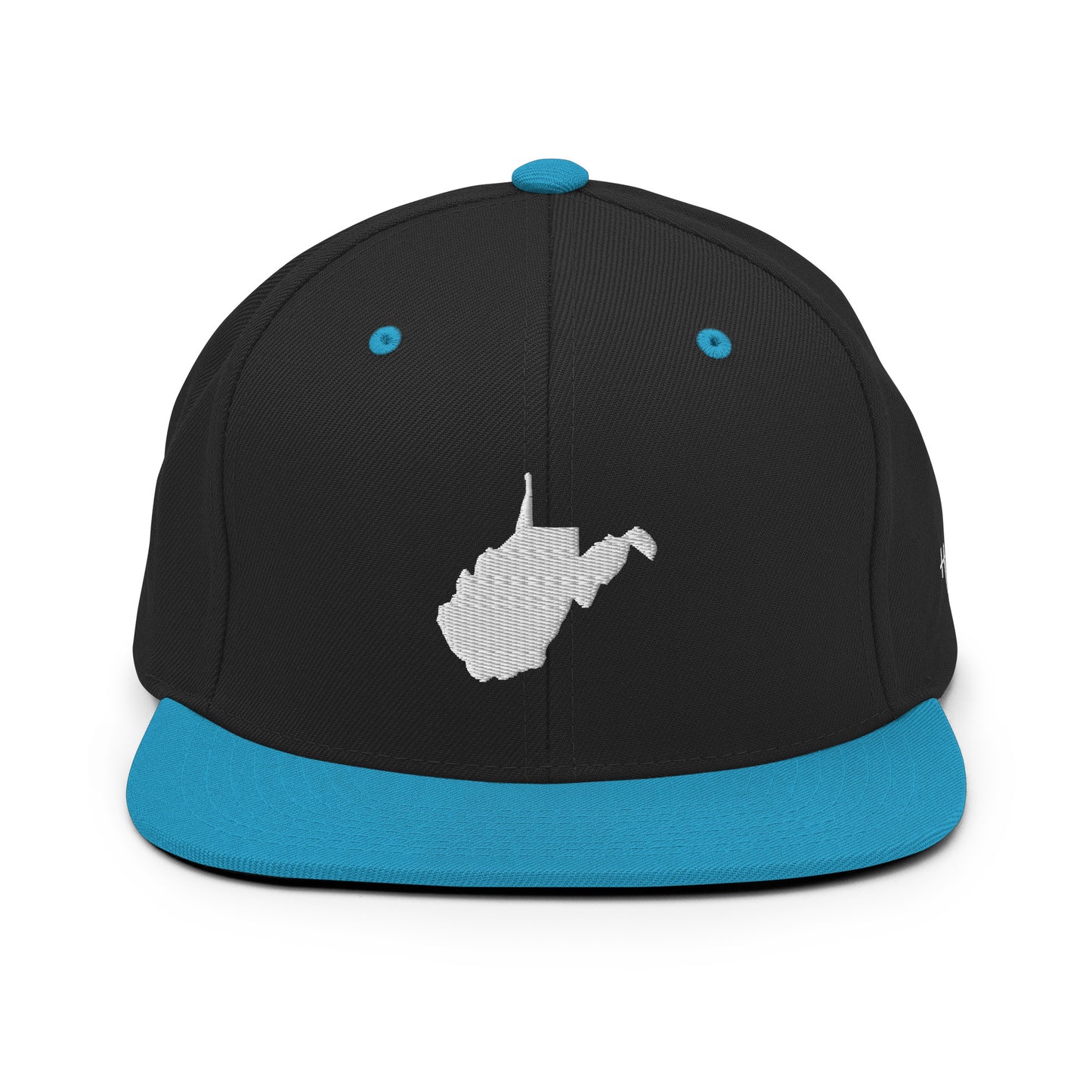West Virginia State Silhouette 6 Panel Snapback Hat
