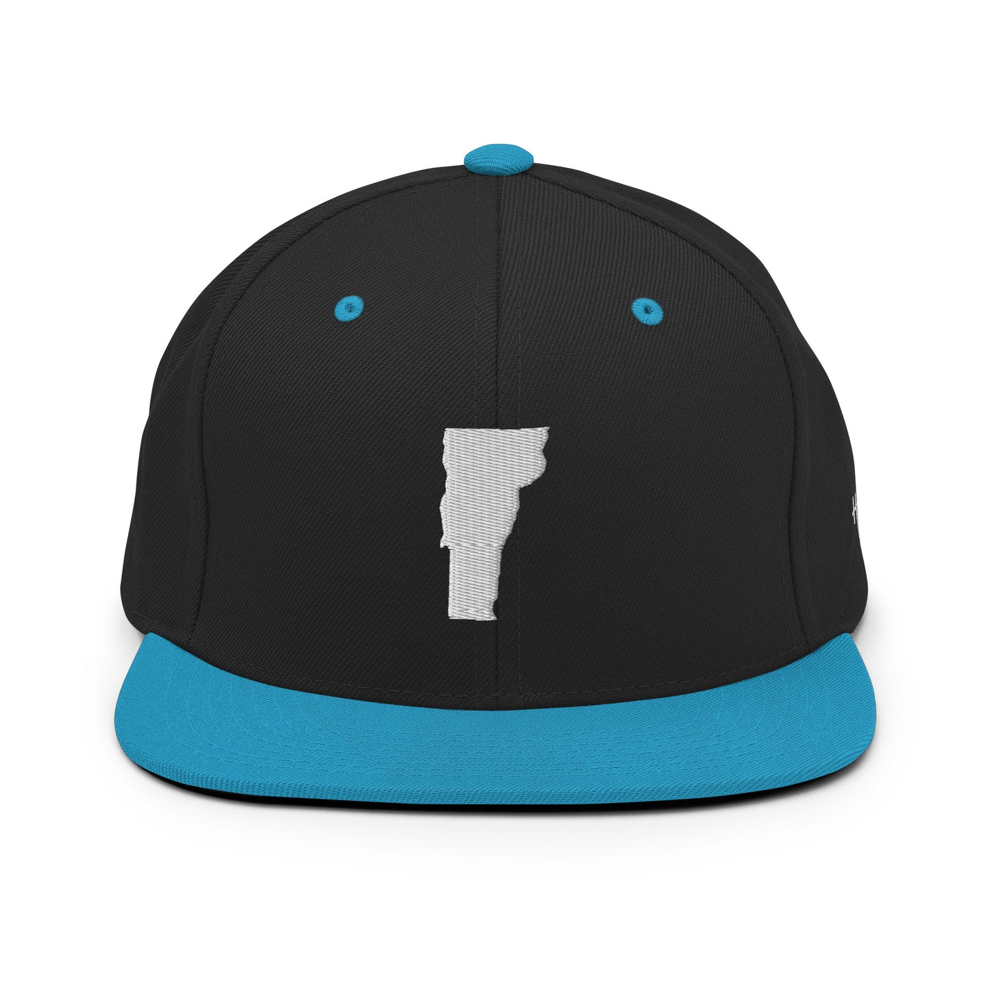 Vermont State Silhouette 6 Panel Snapback Hat