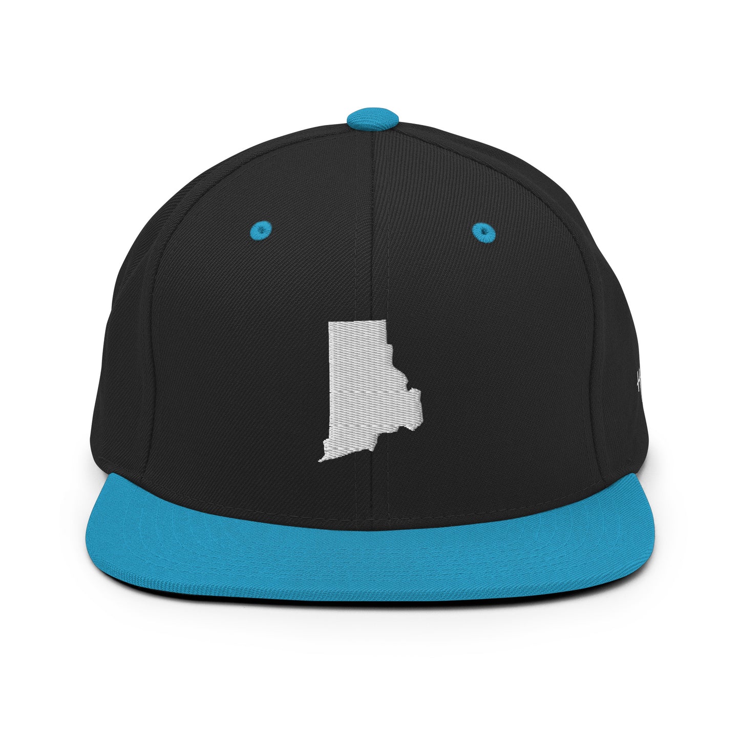 Rhode Island State Silhouette 6 Panel Snapback Hat