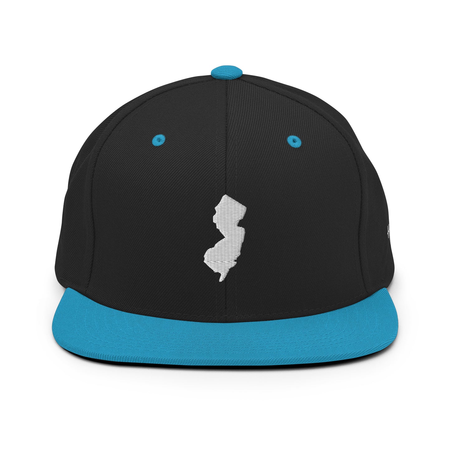 New Jersey State Silhouette 6 Panel Snapback Hat