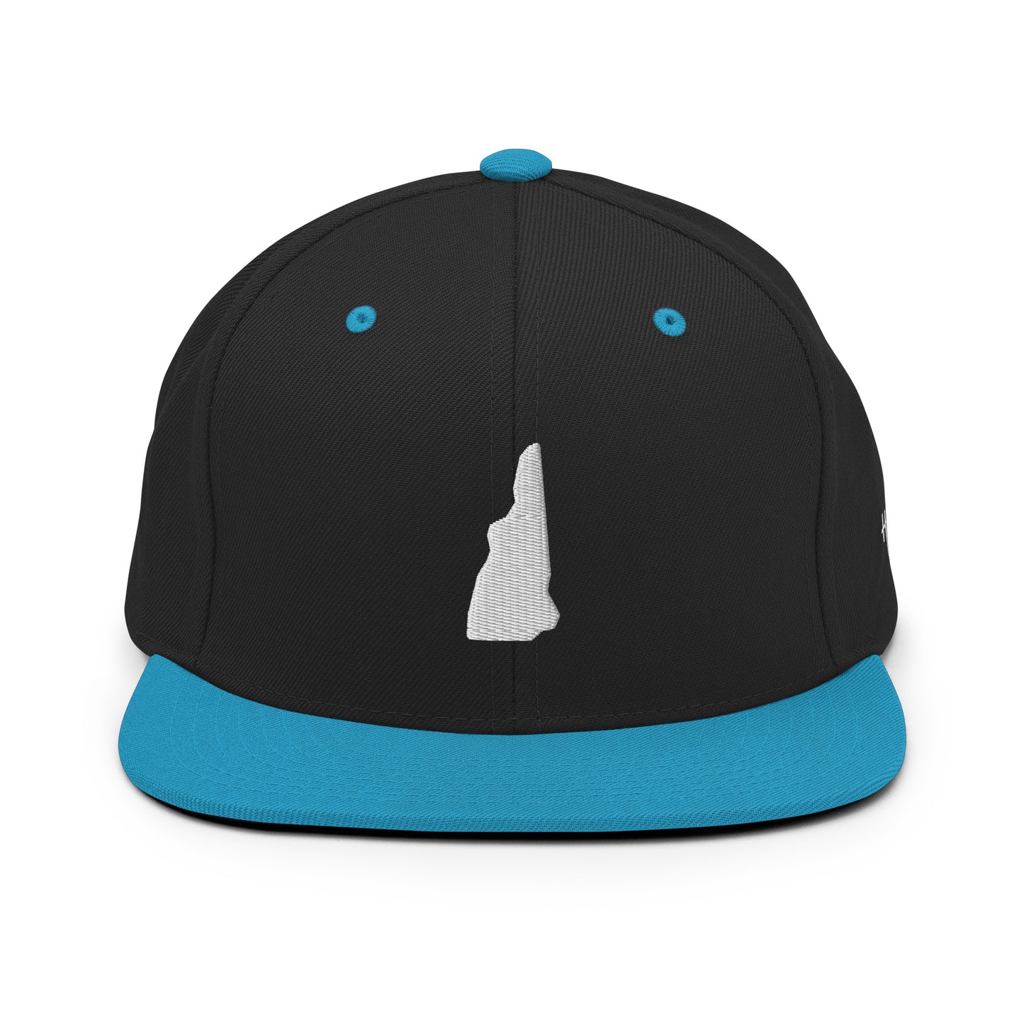 New Hampshire State Silhouette 6 Panel Snapback Hat