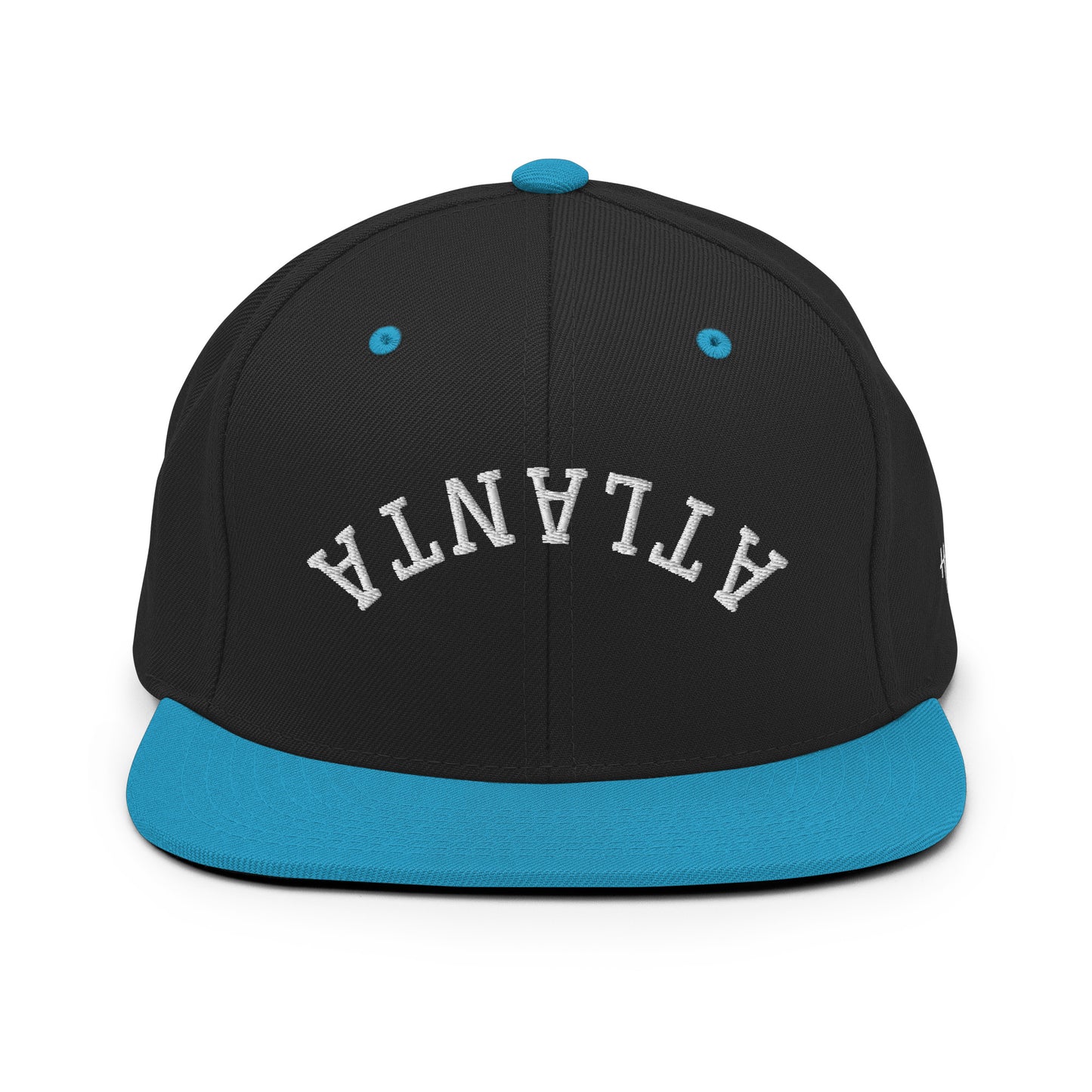 Atlanta Upside Down Arch 6 Panel Snapback Hat