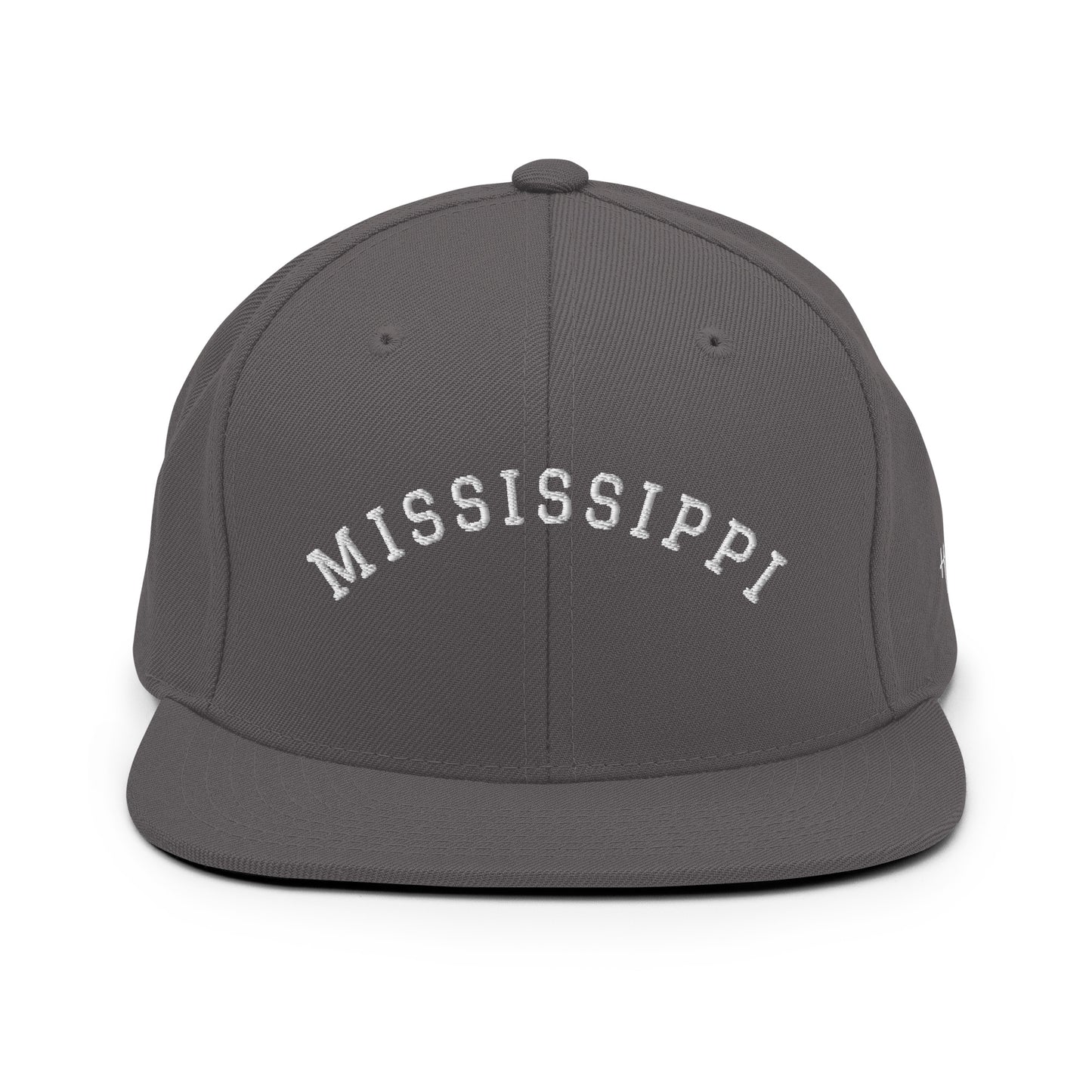Mississippi Arch 6 Panel Snapback Hat