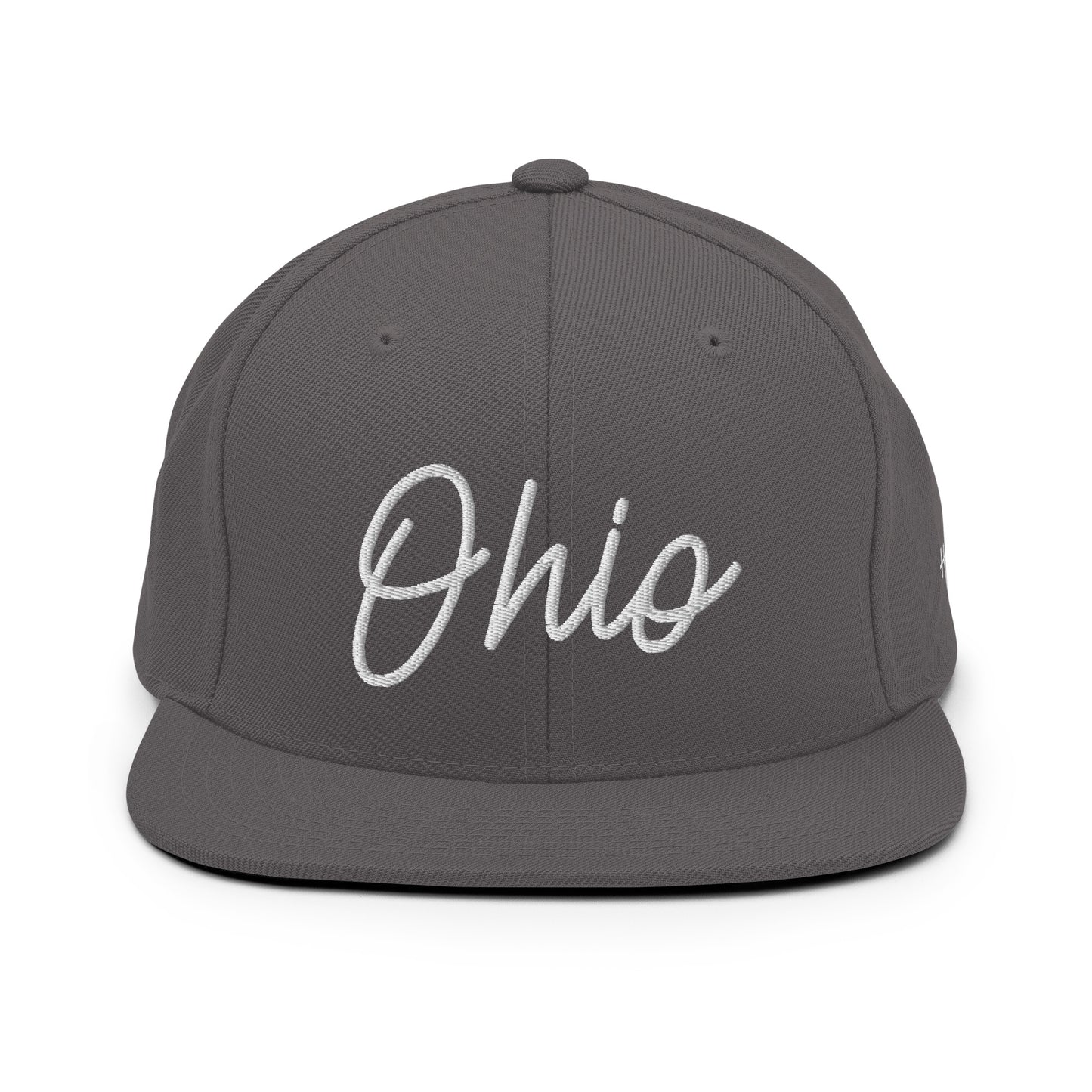 Ohio Retro Script 6 Panel Snapback Hat