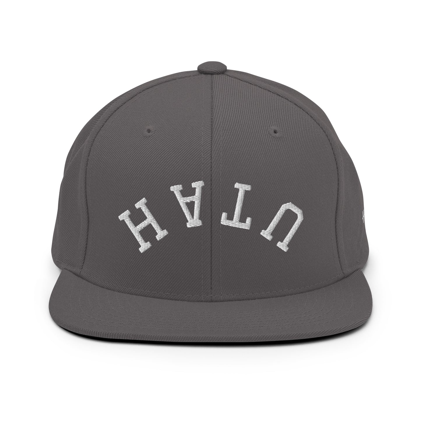 Utah Upside Down Arch 6 Panel Snapback Hat
