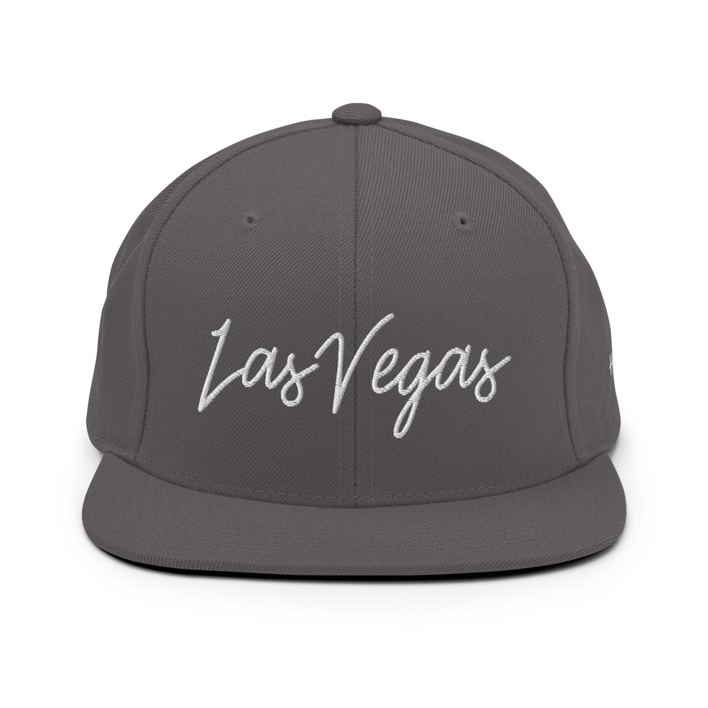 Las Vegas Retro Script 6 Panel Snapback Hat