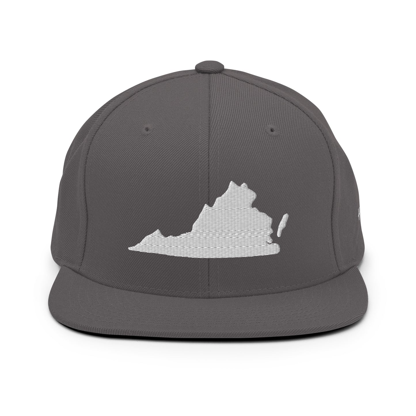 Virginia State Silhouette 6 Panel Snapback Hat