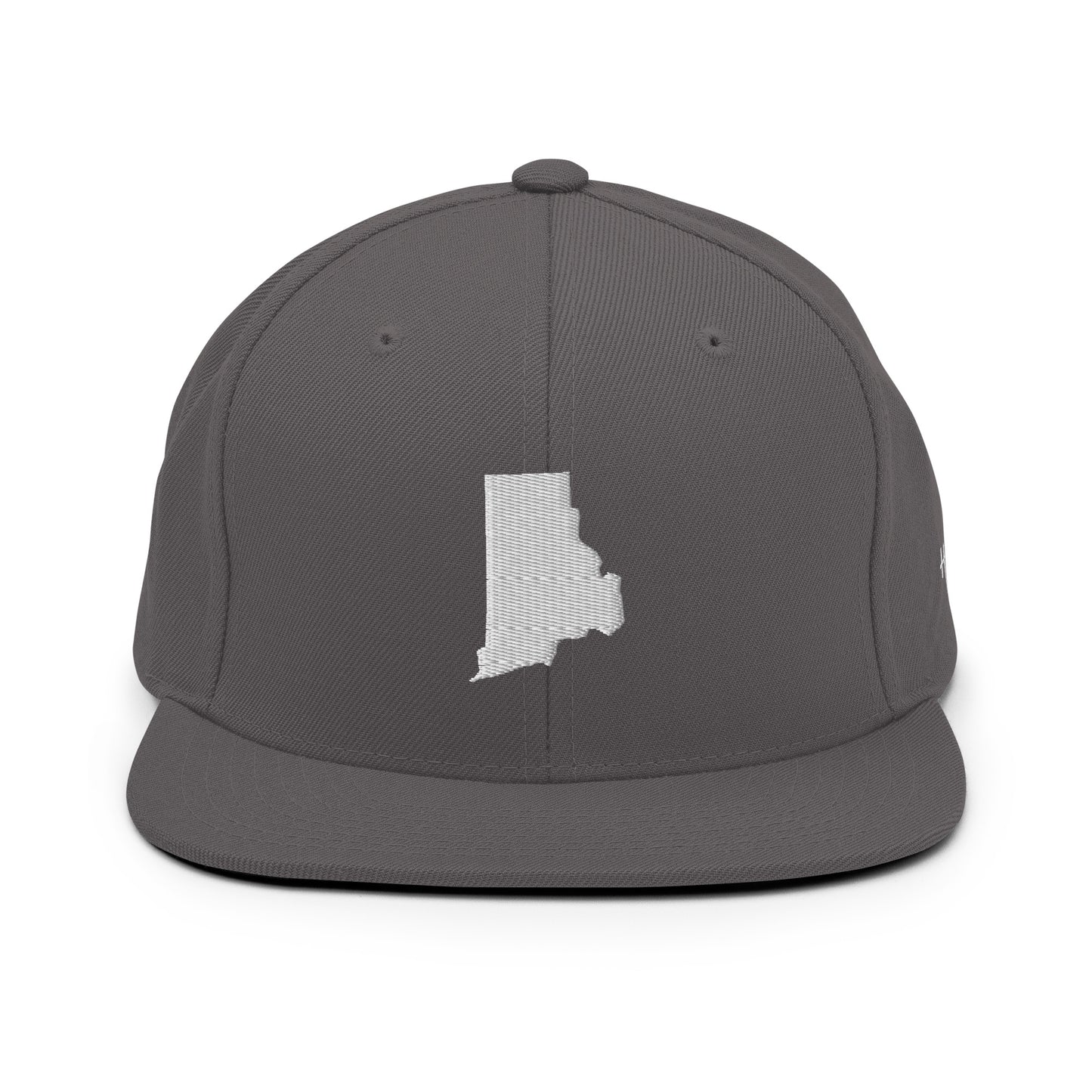 Rhode Island State Silhouette 6 Panel Snapback Hat