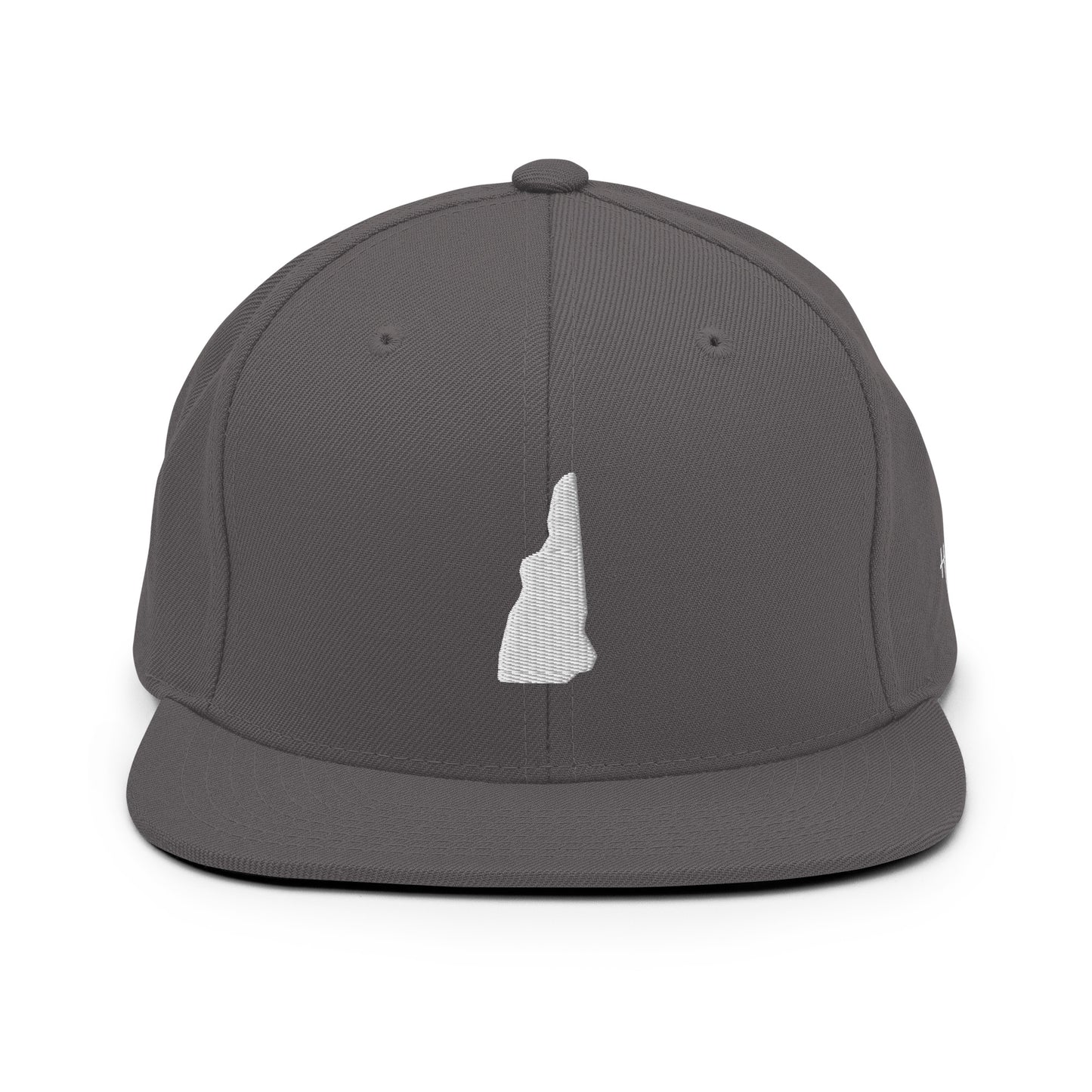 New Hampshire State Silhouette 6 Panel Snapback Hat