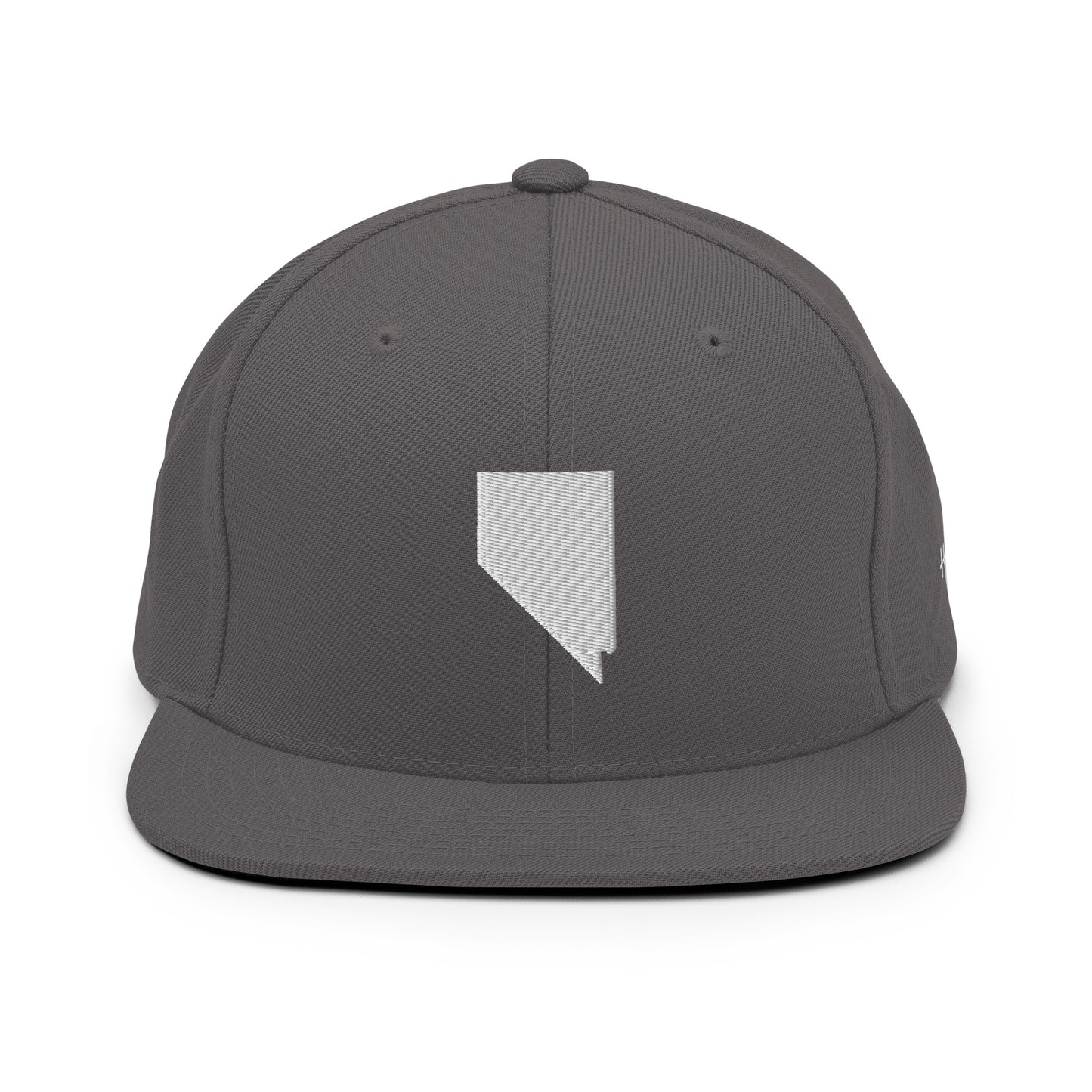 Nevada State Silhouette 6 Panel Snapback Hat
