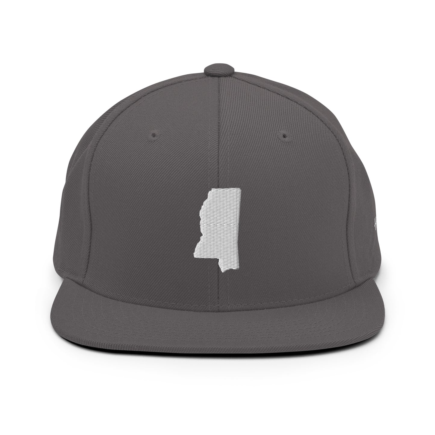 Mississippi State Silhouette 6 Panel Snapback Hat