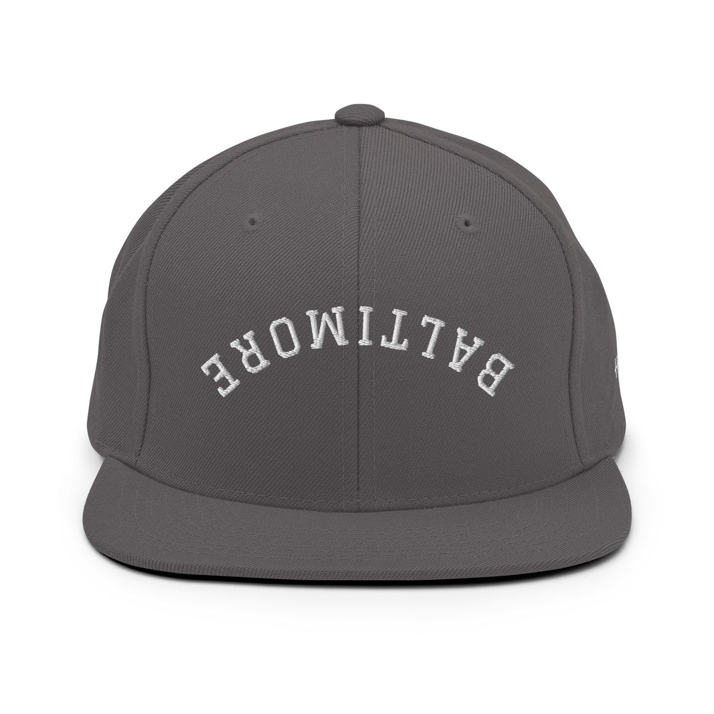 Baltimore Upside Down Arch 6 Panel Snapback Hat
