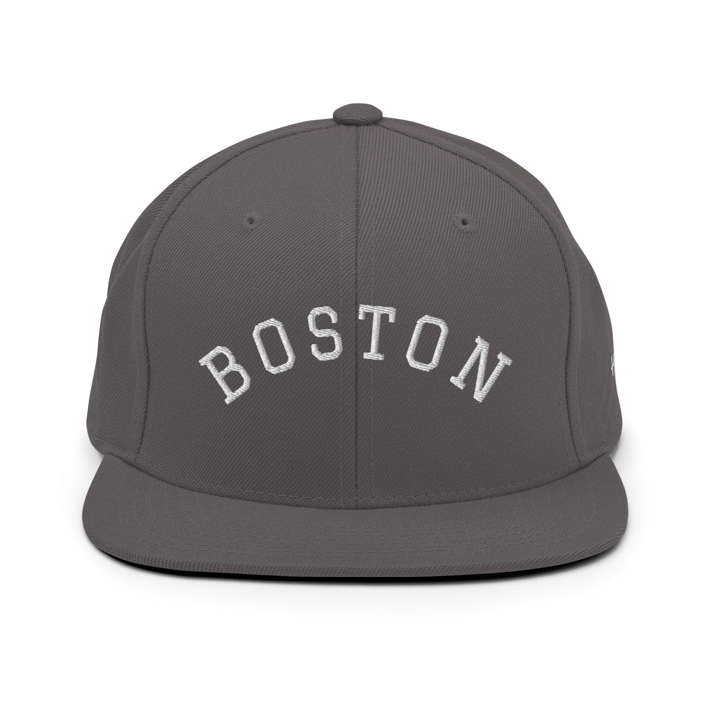 Boston Arch 6 Panel Snapback Hat
