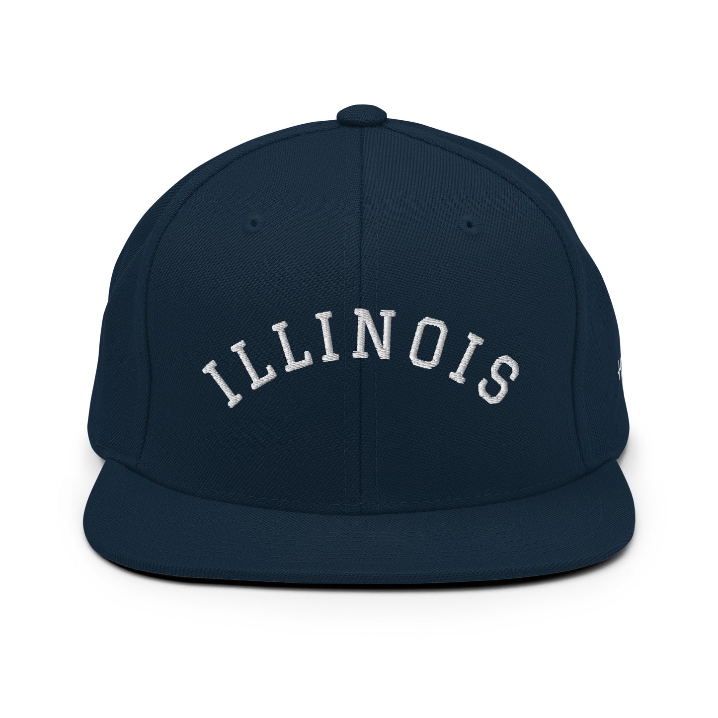 Illinois Arch 6 Panel Snapback Hat