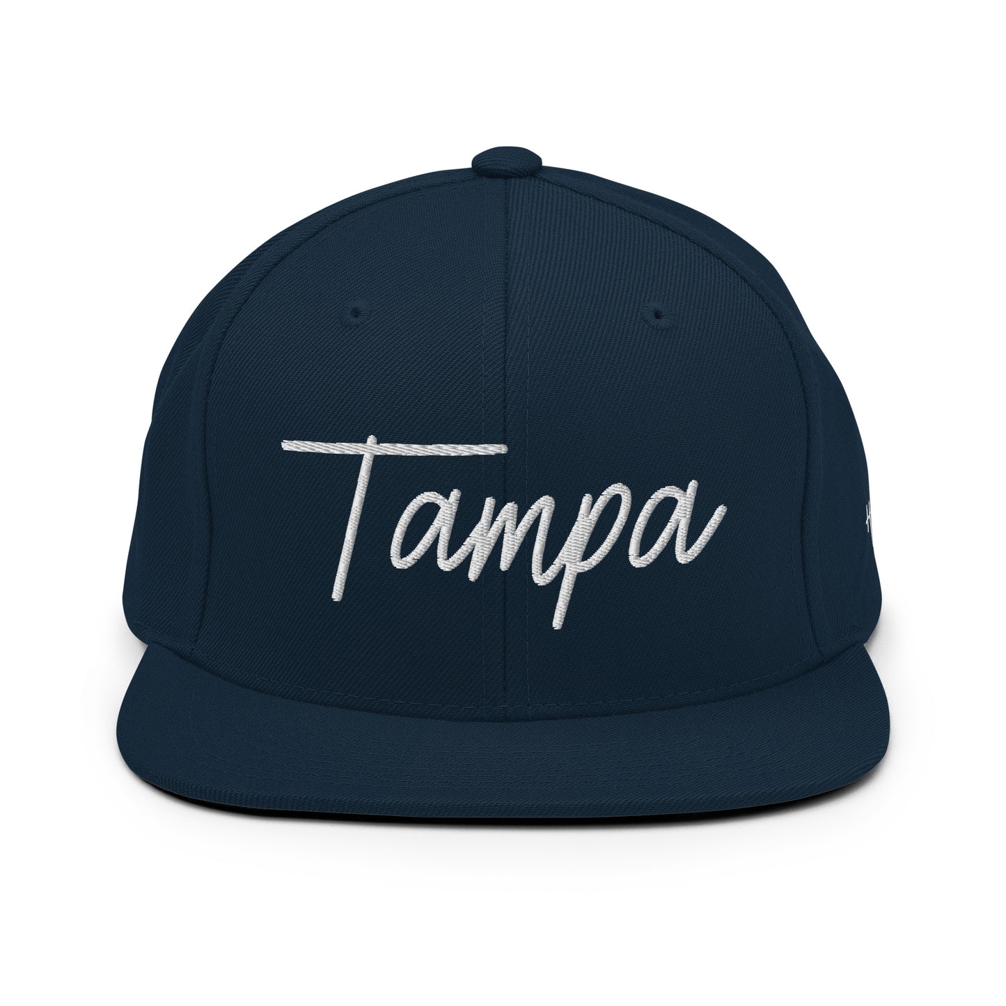 Tampa Retro Script 6 Panel Snapback Hat