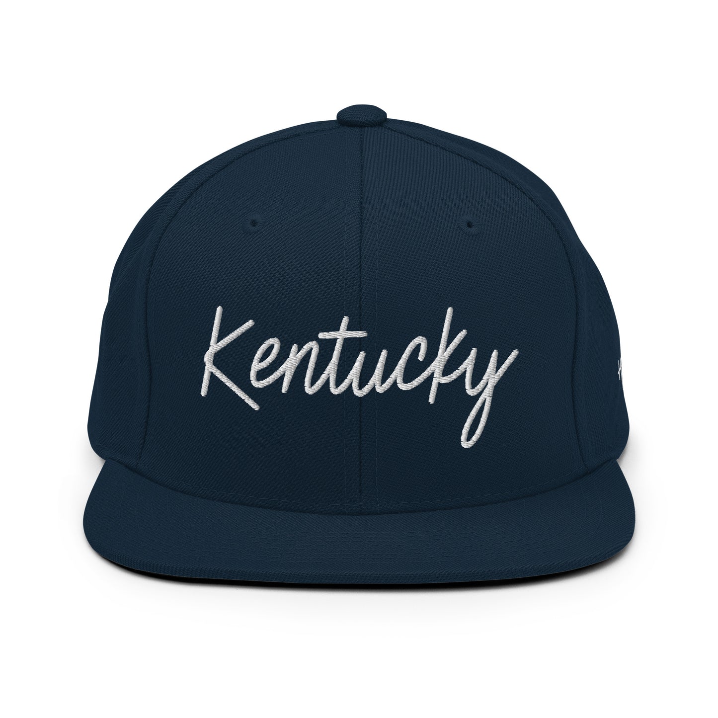 Kentucky Retro Script 6 Panel Snapback Hat