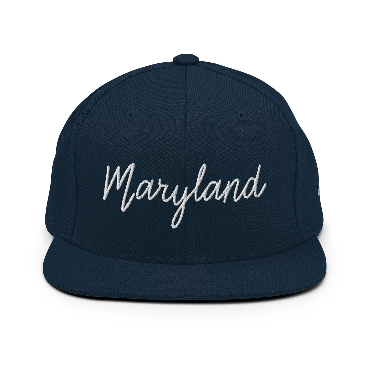 Maryland Retro Script 6 Panel Snapback Hat
