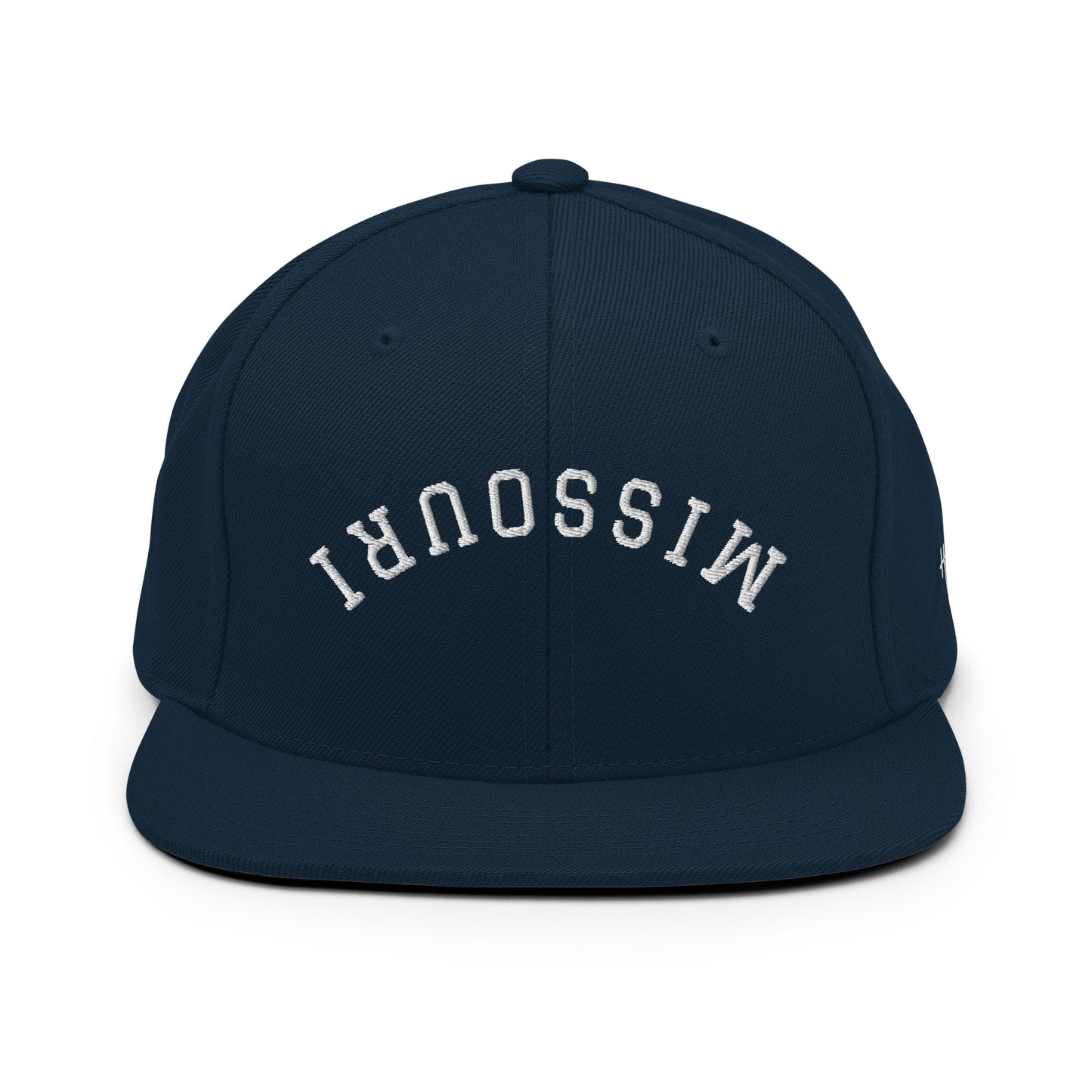 Missouri Upside Down Arch 6 Panel Snapback Hat