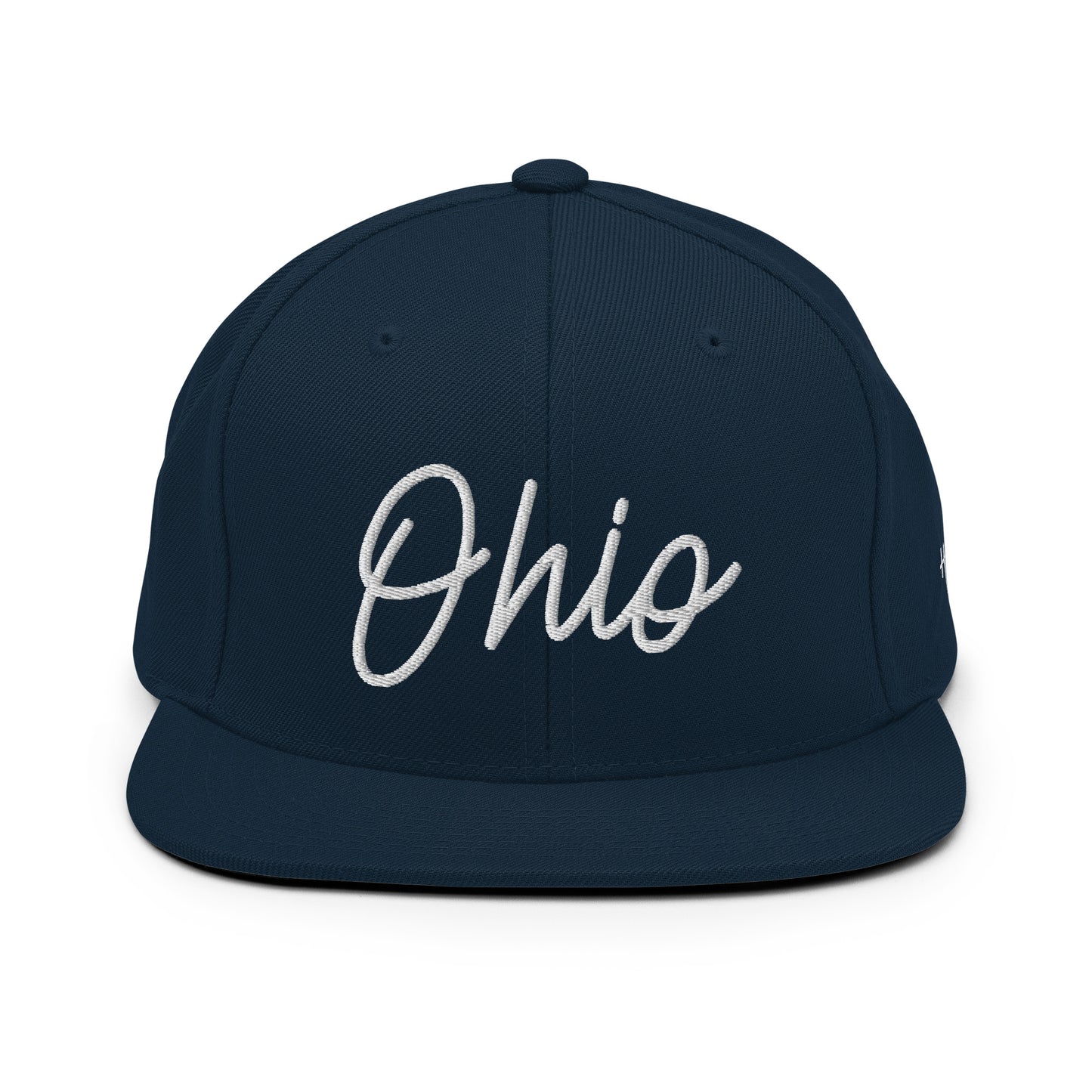 Ohio Retro Script 6 Panel Snapback Hat