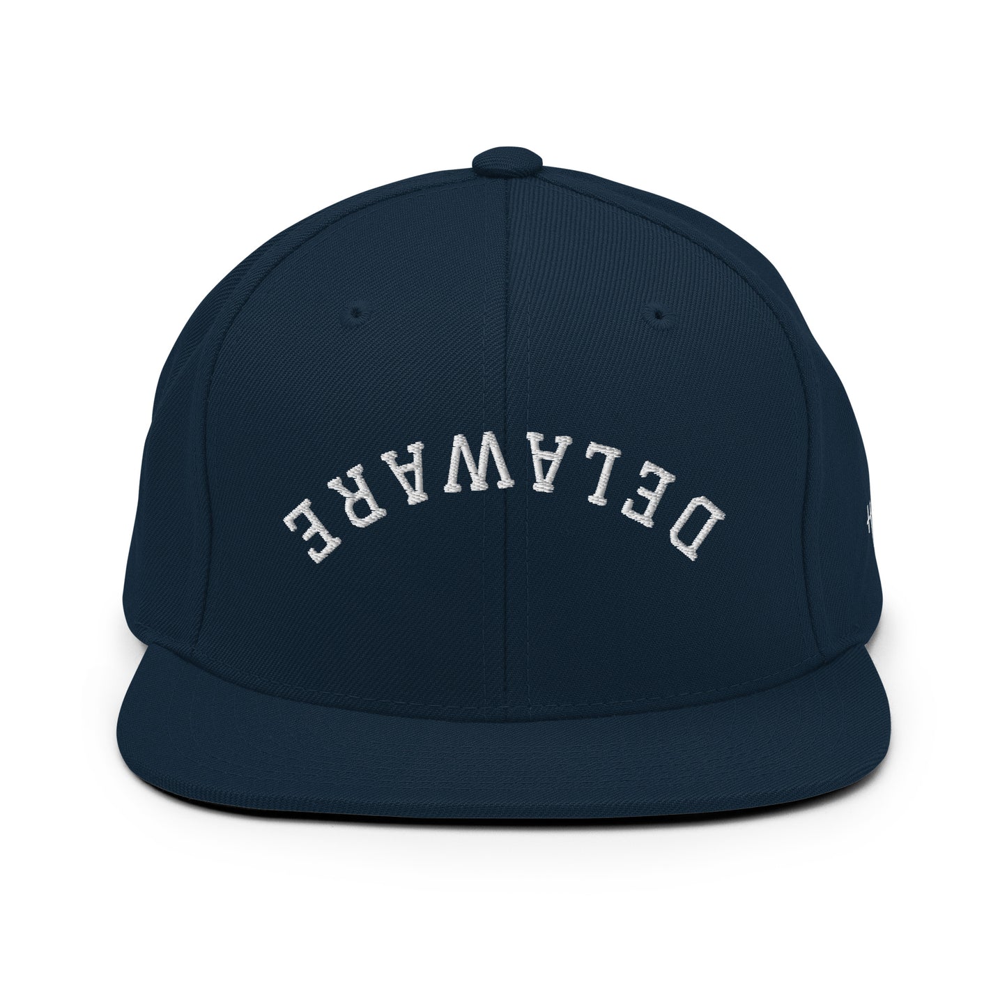 Delaware Upside Down Arch 6 Panel Snapback Hat