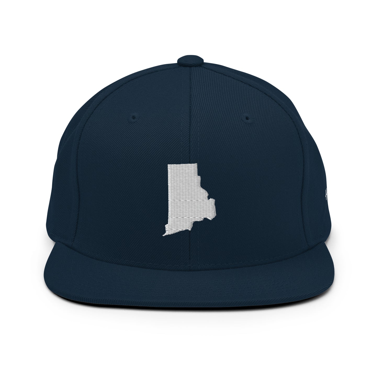 Rhode Island State Silhouette 6 Panel Snapback Hat