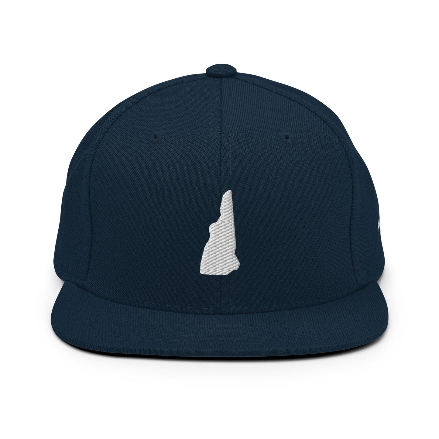 New Hampshire State Silhouette 6 Panel Snapback Hat