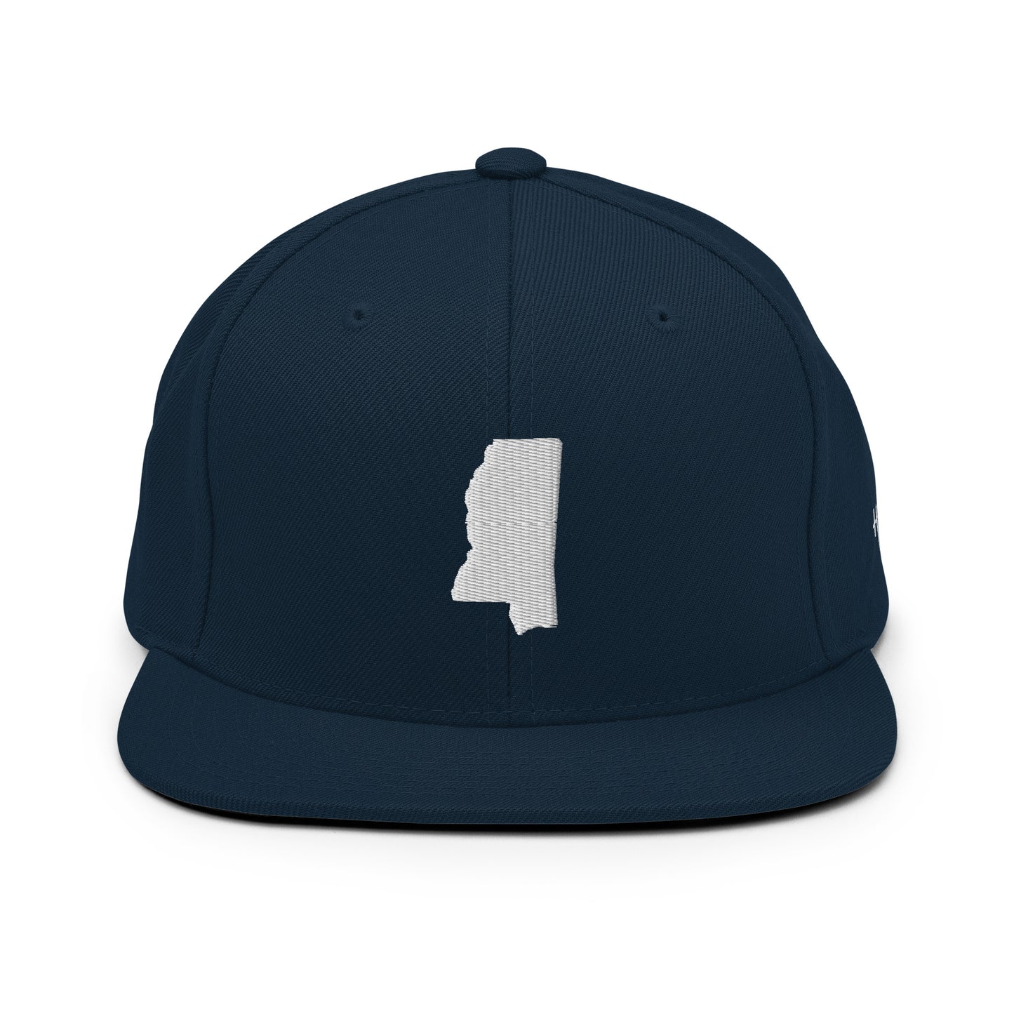 Mississippi State Silhouette 6 Panel Snapback Hat