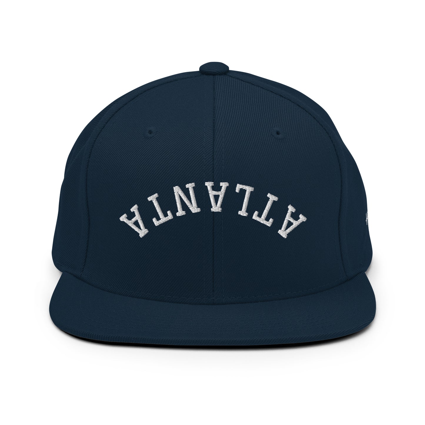 Atlanta Upside Down Arch 6 Panel Snapback Hat