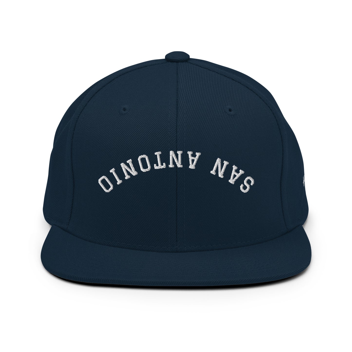 San Antonio Upside Down Arch 6 Panel Snapback Hat