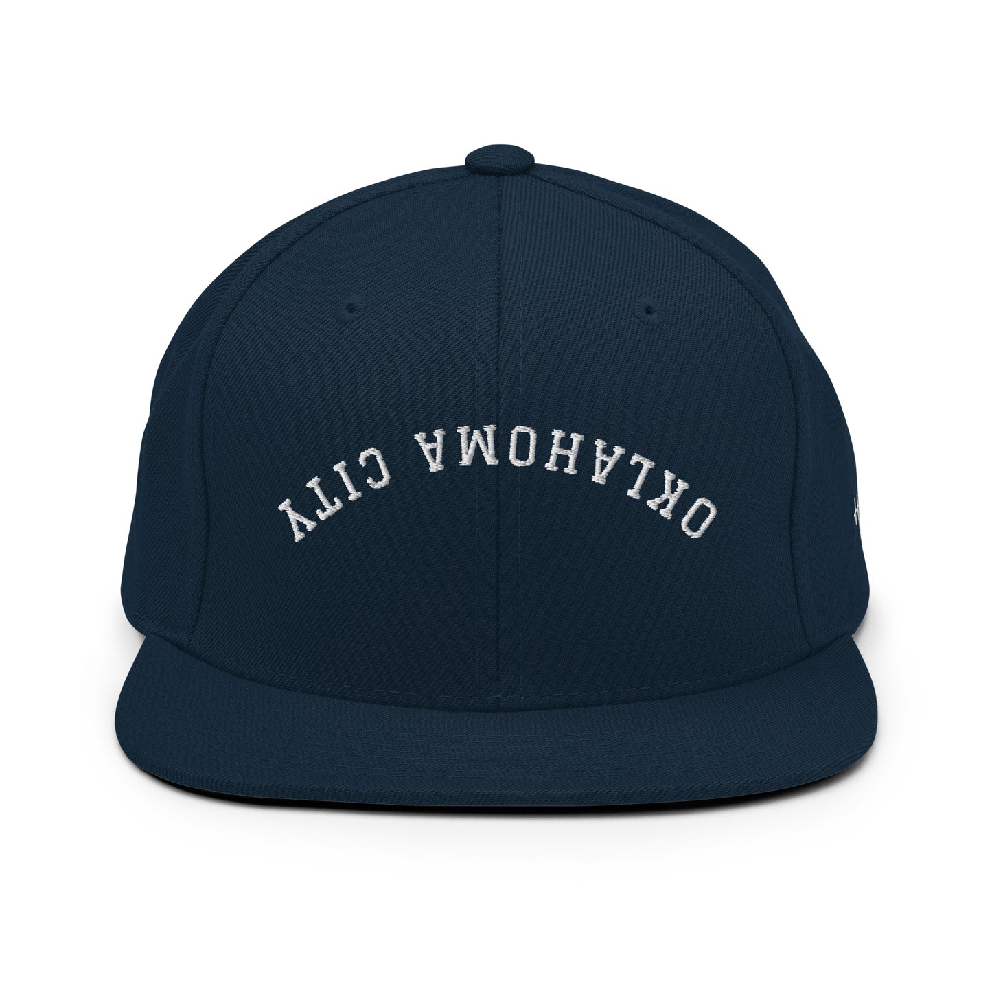 Oklahoma City Upside Down Arch 6 Panel Snapback Hat