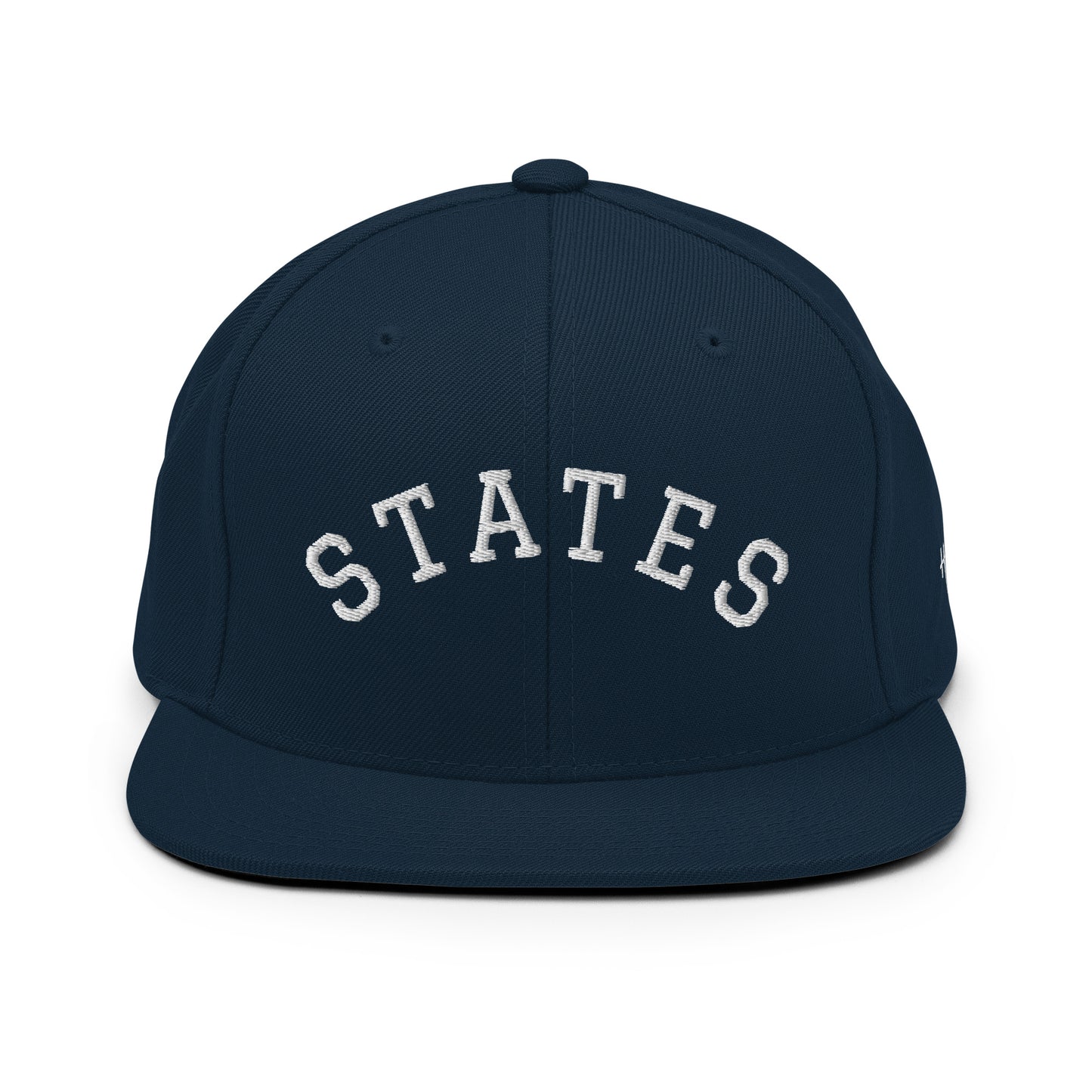 United States USA "States" Arch 6 Panel Snapback Hat