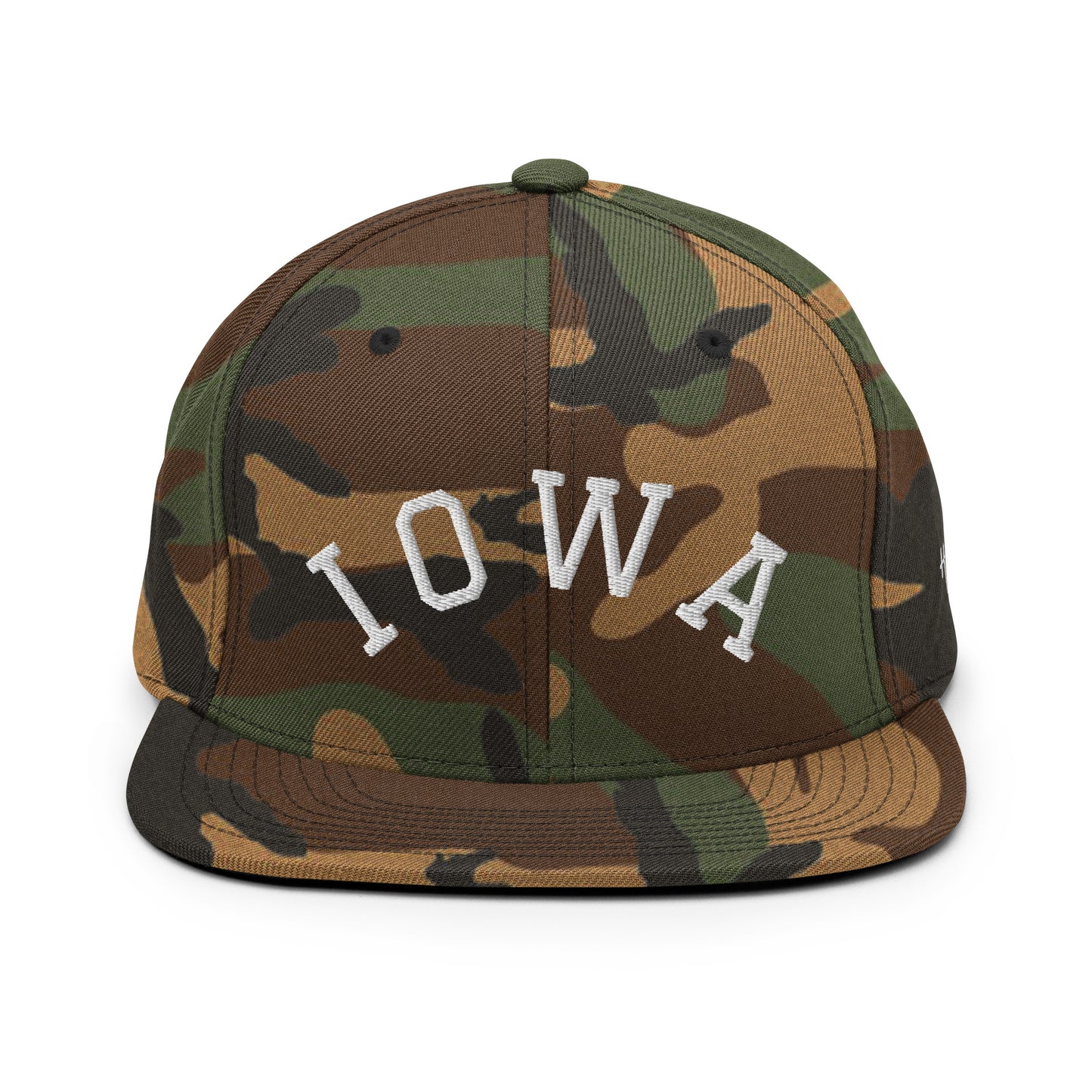 Iowa Arch 6 Panel Snapback Hat