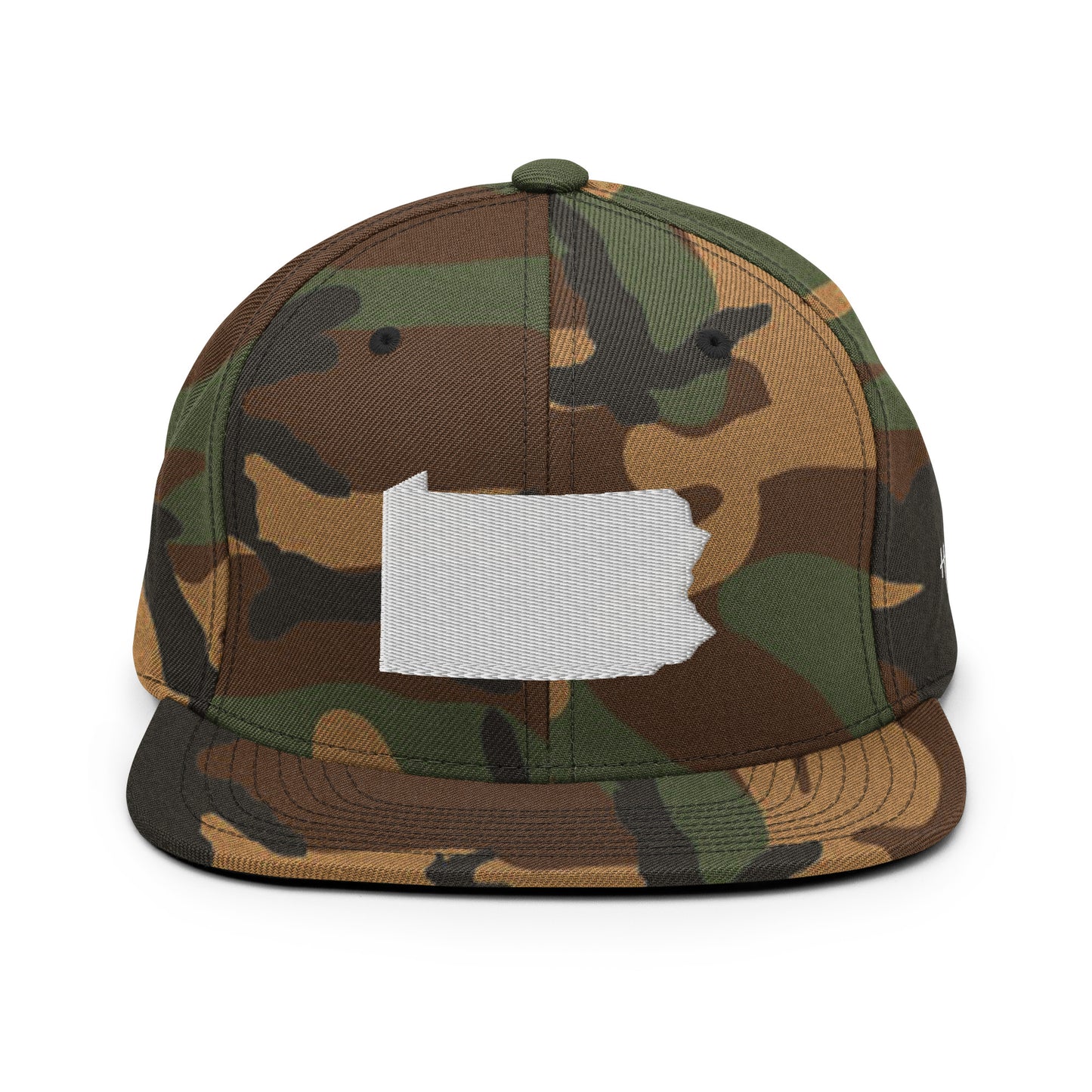 Pennsylvania State Silhouette 6 Panel Snapback Hat