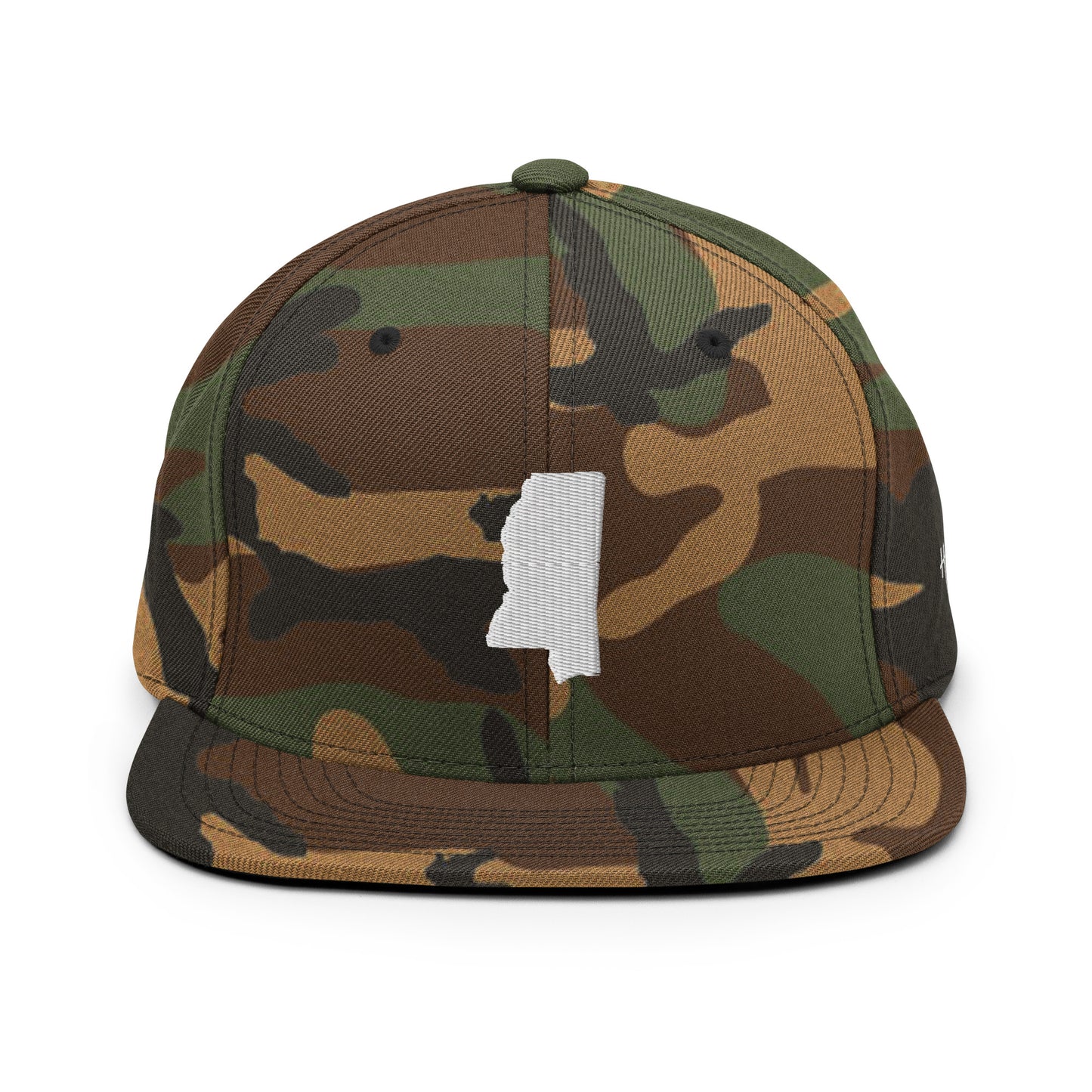 Mississippi State Silhouette 6 Panel Snapback Hat