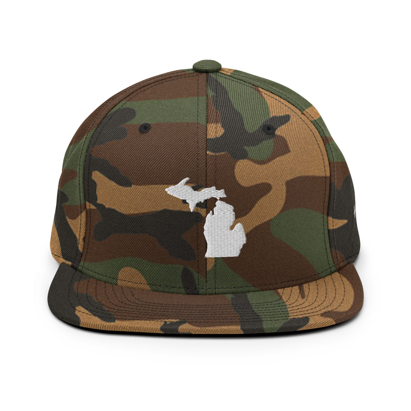 Michigan State Silhouette 6 Panel Snapback Hat