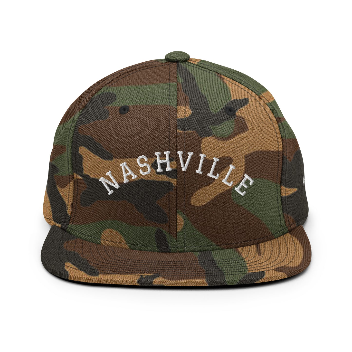 Nashville Arch 6 Panel Snapback Hat