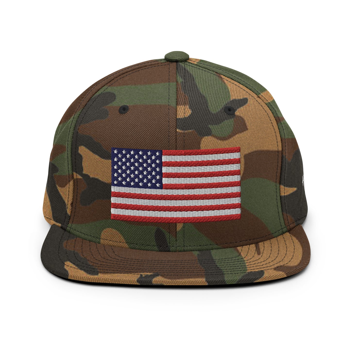 United States USA Flag 6 Panel Snapback Hat