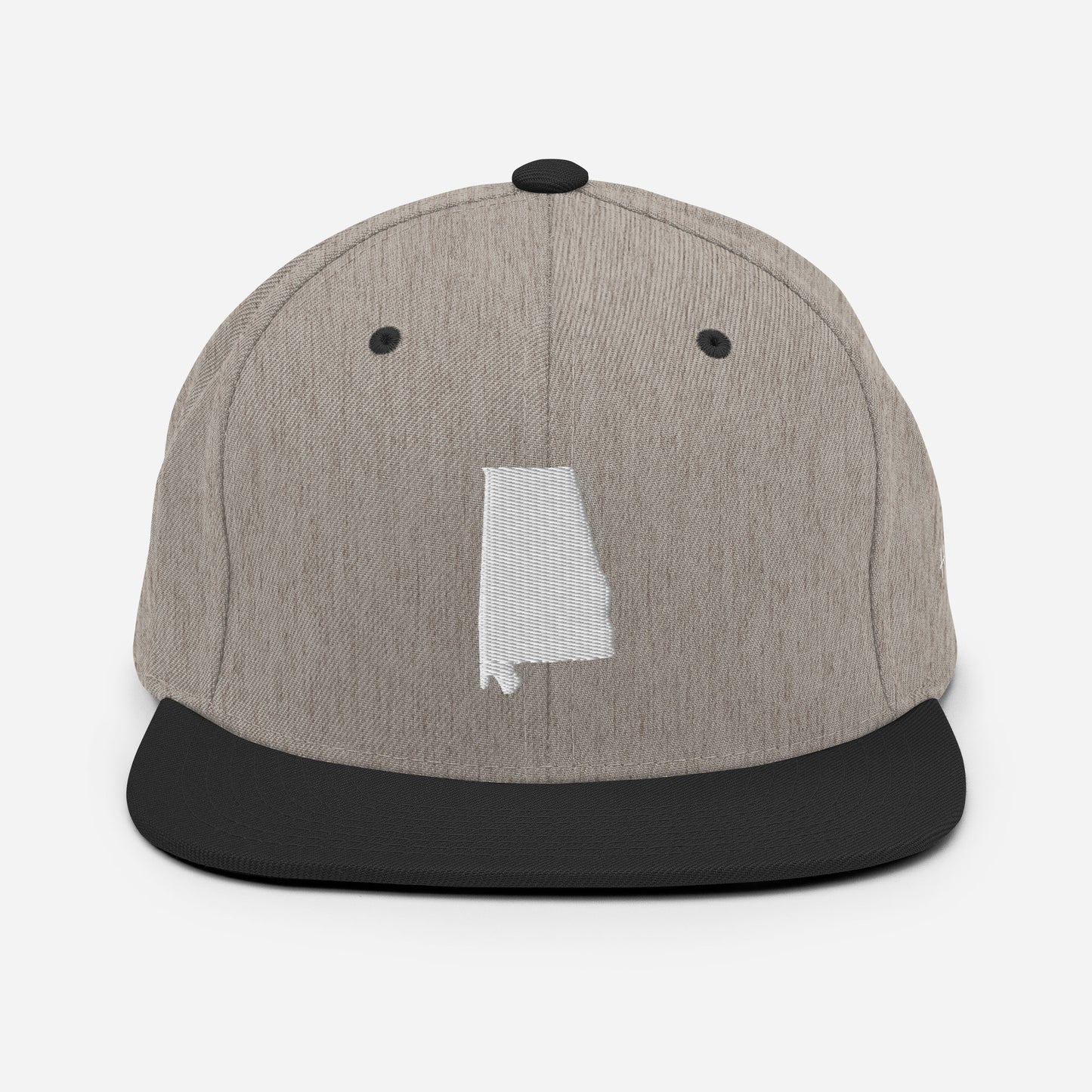 Alabama State Silhouette 6 Panel Snapback Hat
