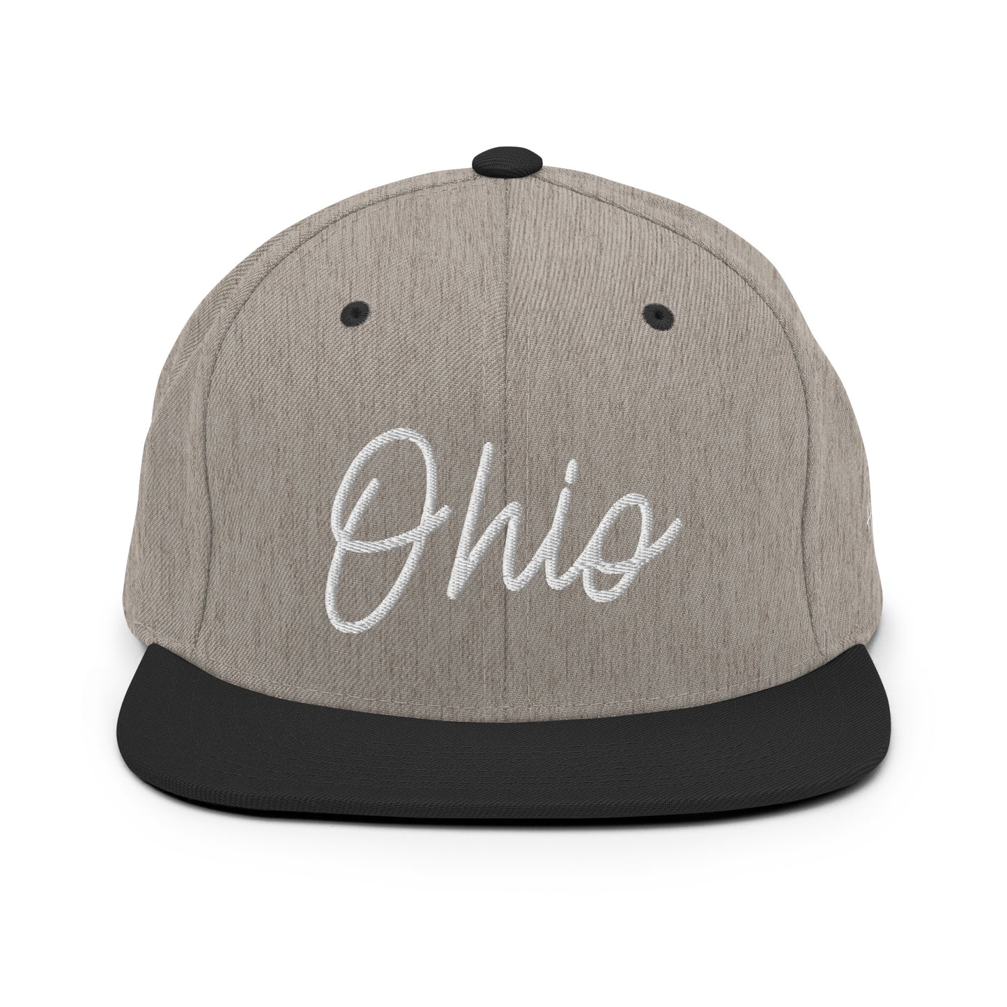 Ohio Retro Script 6 Panel Snapback Hat