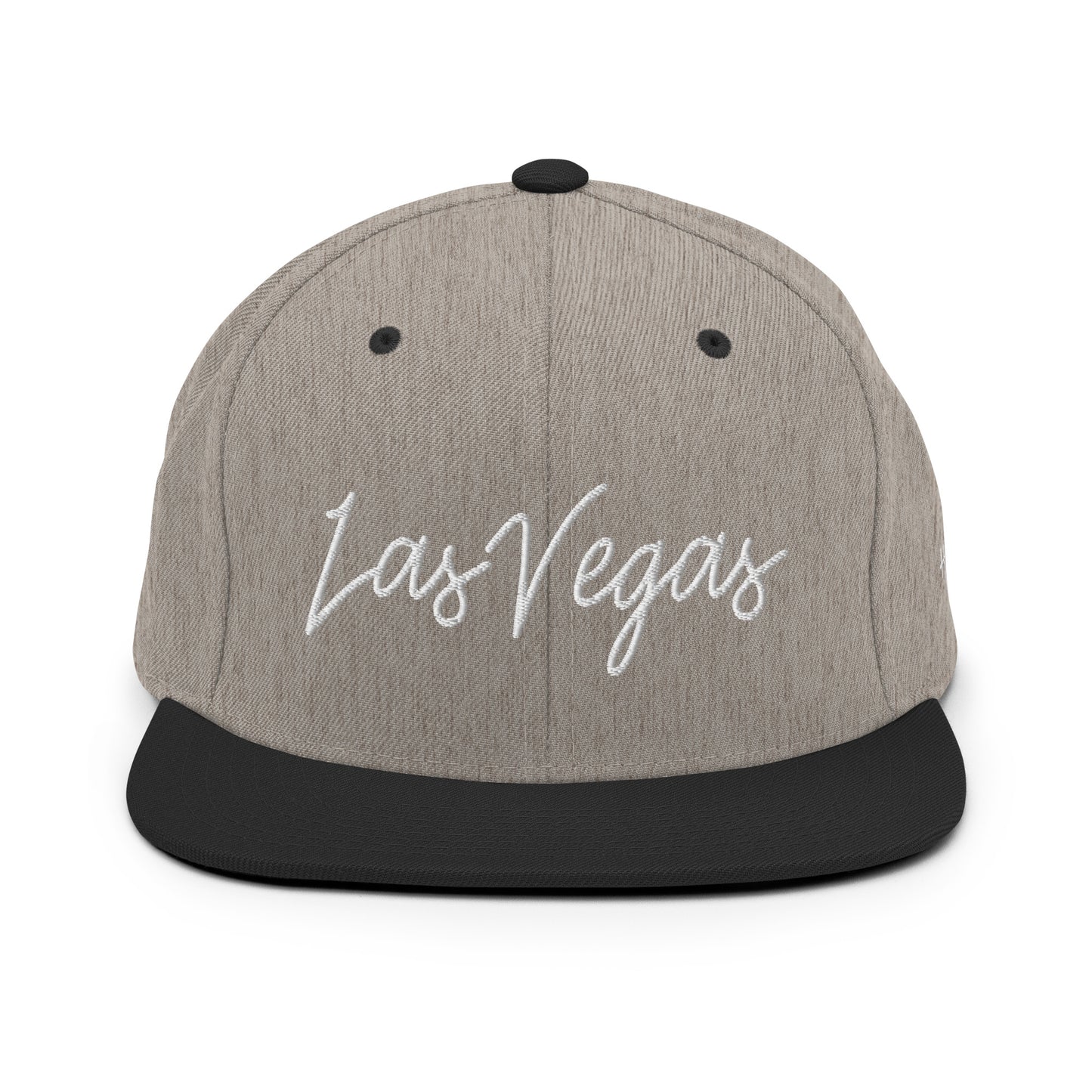 Las Vegas Retro Script 6 Panel Snapback Hat